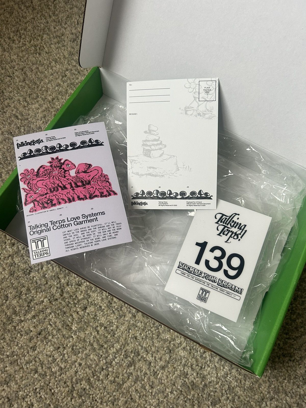 Flatbush Zombies Talking Terps Green Tie Dye Longsleeve Shirt with Box Size US XL / EU 56 / 4 - 6 Thumbnail