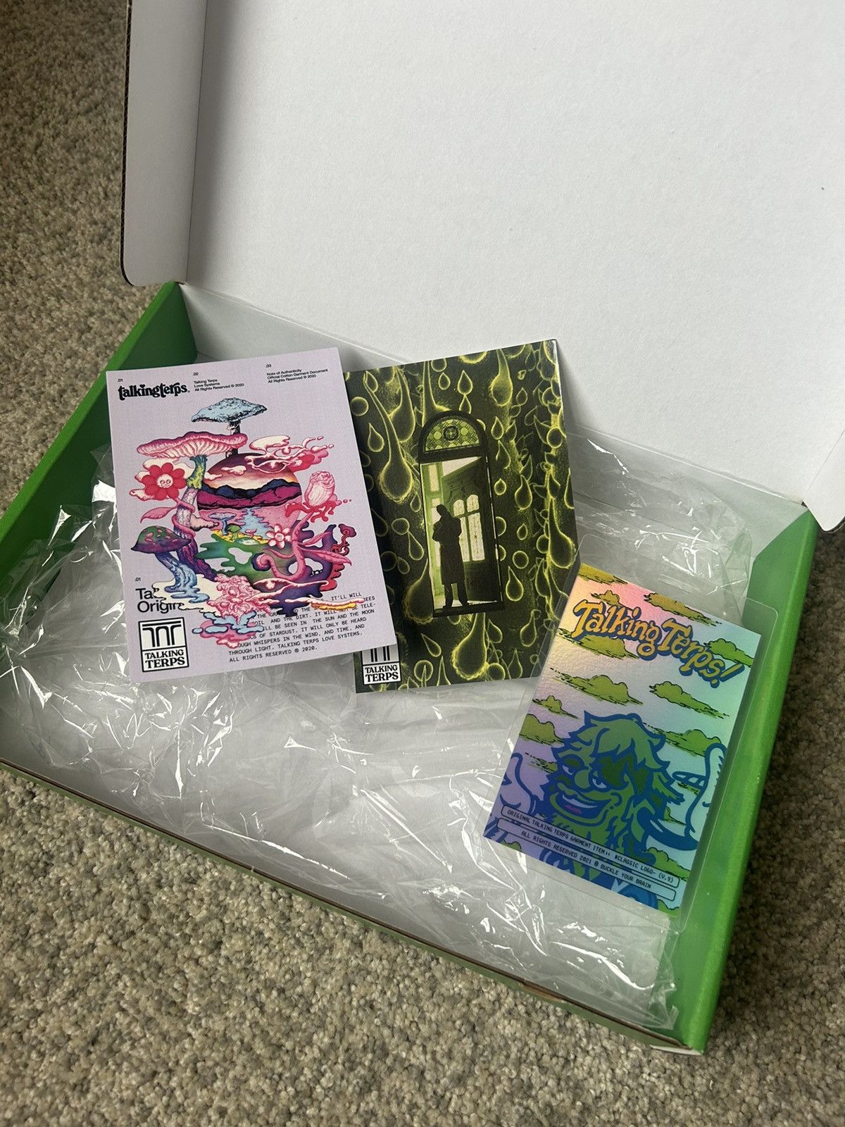 Flatbush Zombies Talking Terps Green Tie Dye Longsleeve Shirt with Box Size US XL / EU 56 / 4 - 5 Thumbnail