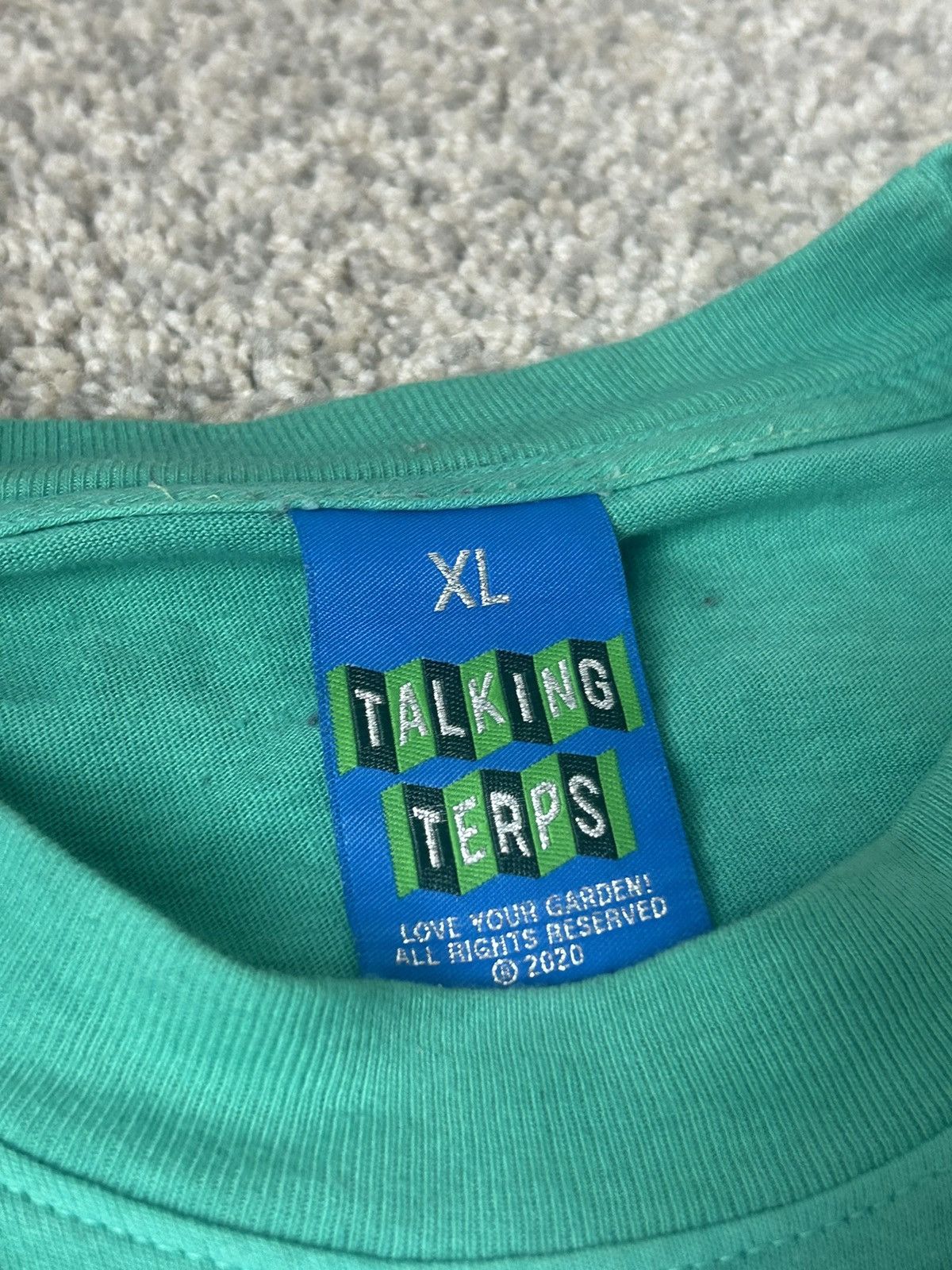 Flatbush Zombies Talking Terps Green Tie Dye Longsleeve Shirt with Box Size US XL / EU 56 / 4 - 3 Thumbnail