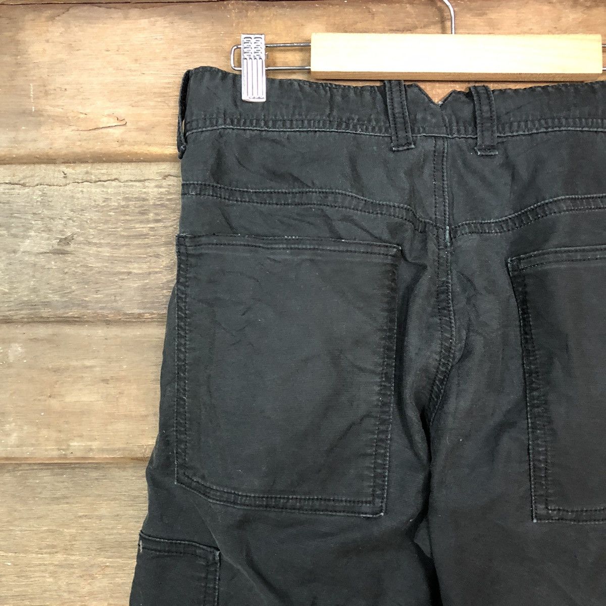 Japanese Brand Over The Standard tactical utility Black Cargo Pants #7110 Size US 28 / EU 44 - 13 Thumbnail