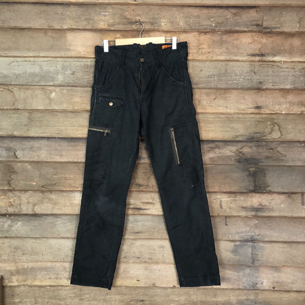 Japanese Brand Over The Standard tactical utility Black Cargo Pants #7110 Size US 28 / EU 44 - 1 Thumbnail