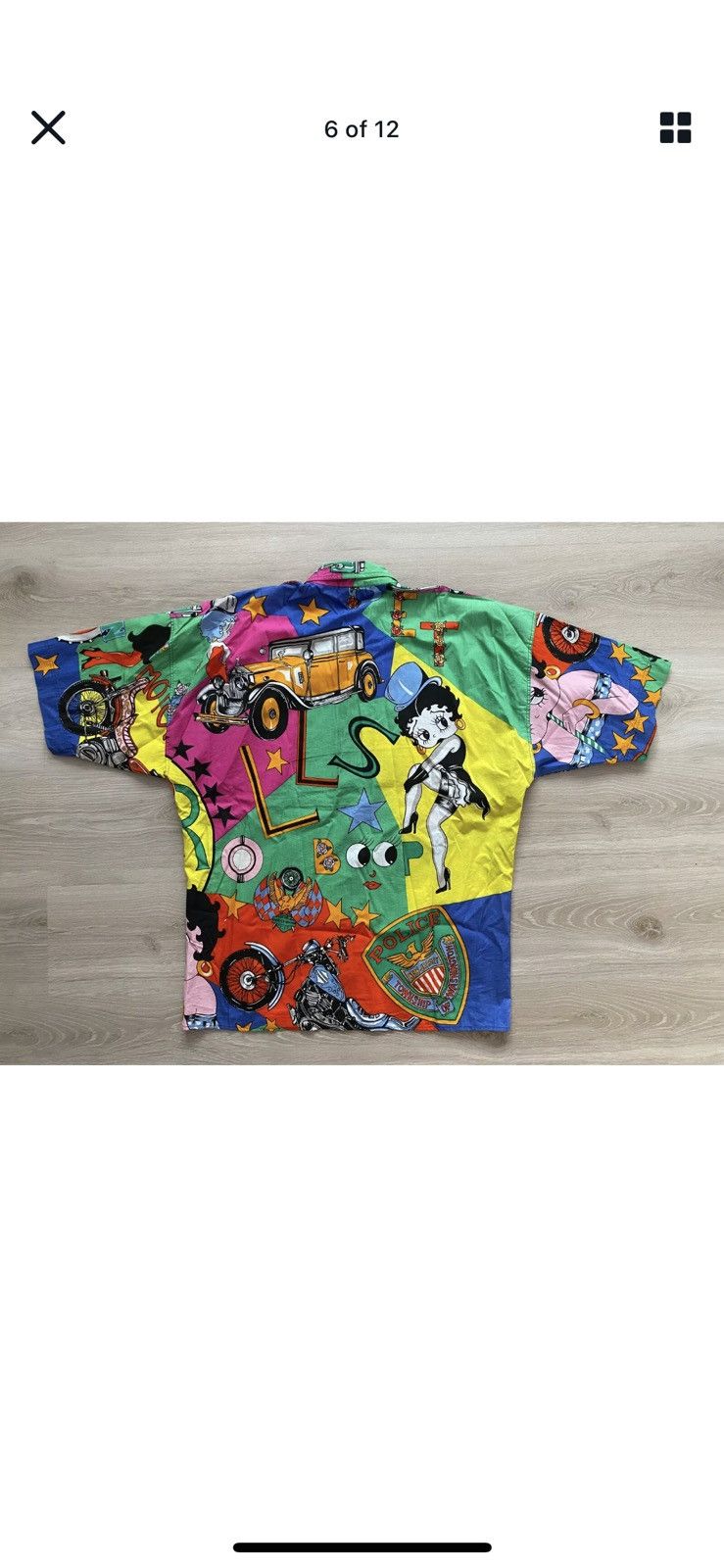 Versace Jeans Couture Vintage Versace Jeans Betty Boop Harley Davidson Shirt Size US L / EU 52-54 / 3 - 7 Thumbnail
