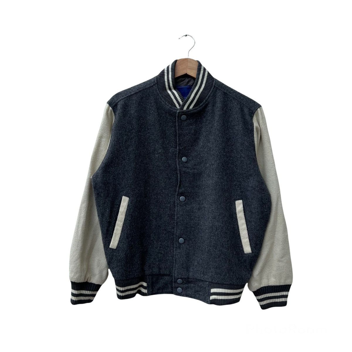 Japanese Brand VINTAGE VARSITY JACKET SHARPMAN INSPIRED BY ISSEY MIYAKE Size US M / EU 48-50 / 2 - 1 Thumbnail