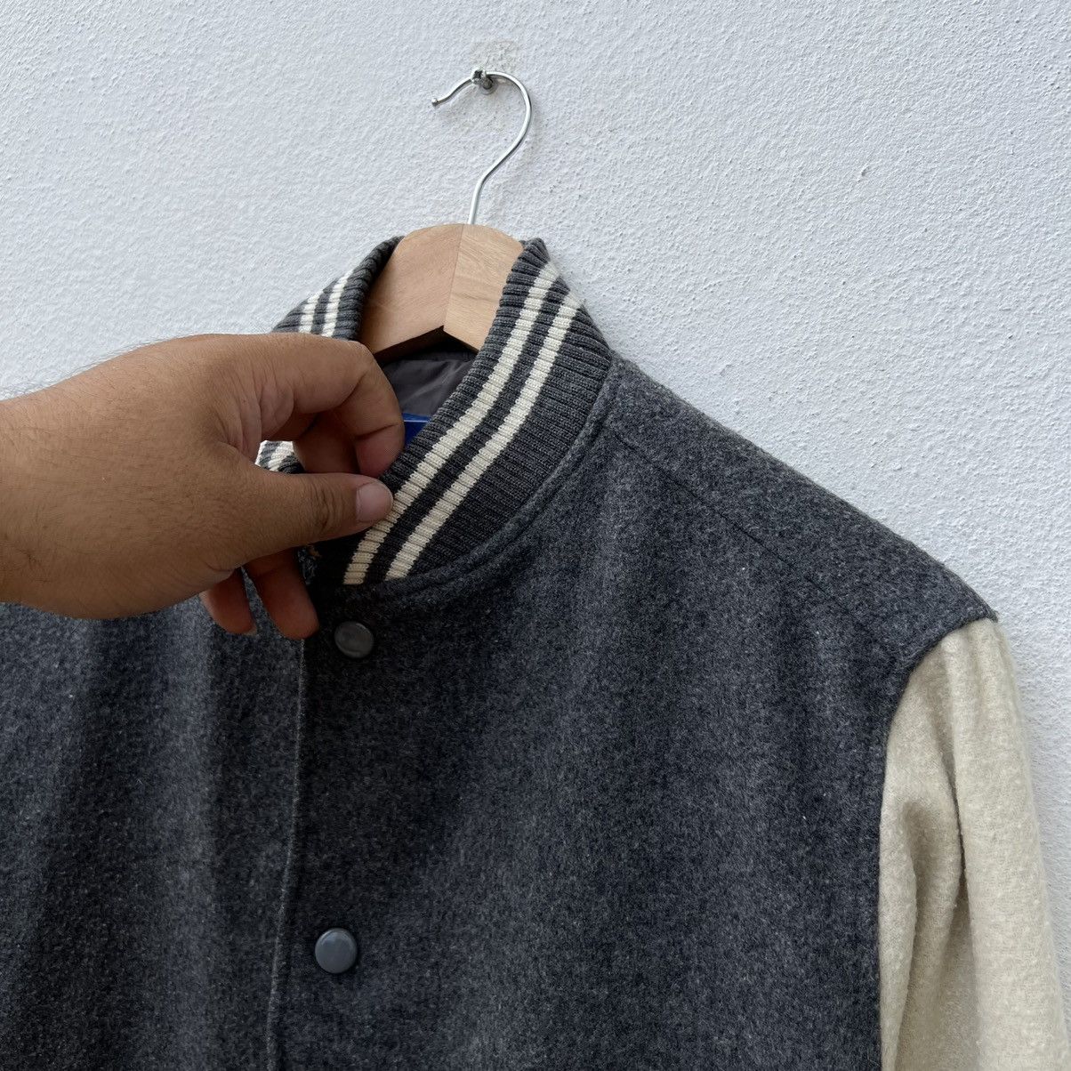 Japanese Brand VINTAGE VARSITY JACKET SHARPMAN INSPIRED BY ISSEY MIYAKE Size US M / EU 48-50 / 2 - 6 Thumbnail