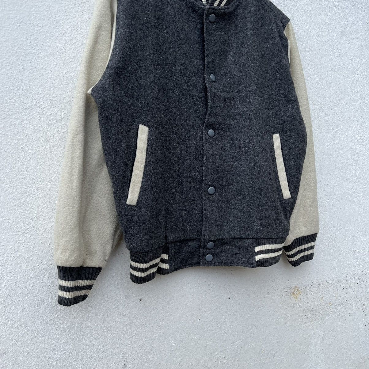 Japanese Brand VINTAGE VARSITY JACKET SHARPMAN INSPIRED BY ISSEY MIYAKE Size US M / EU 48-50 / 2 - 4 Thumbnail
