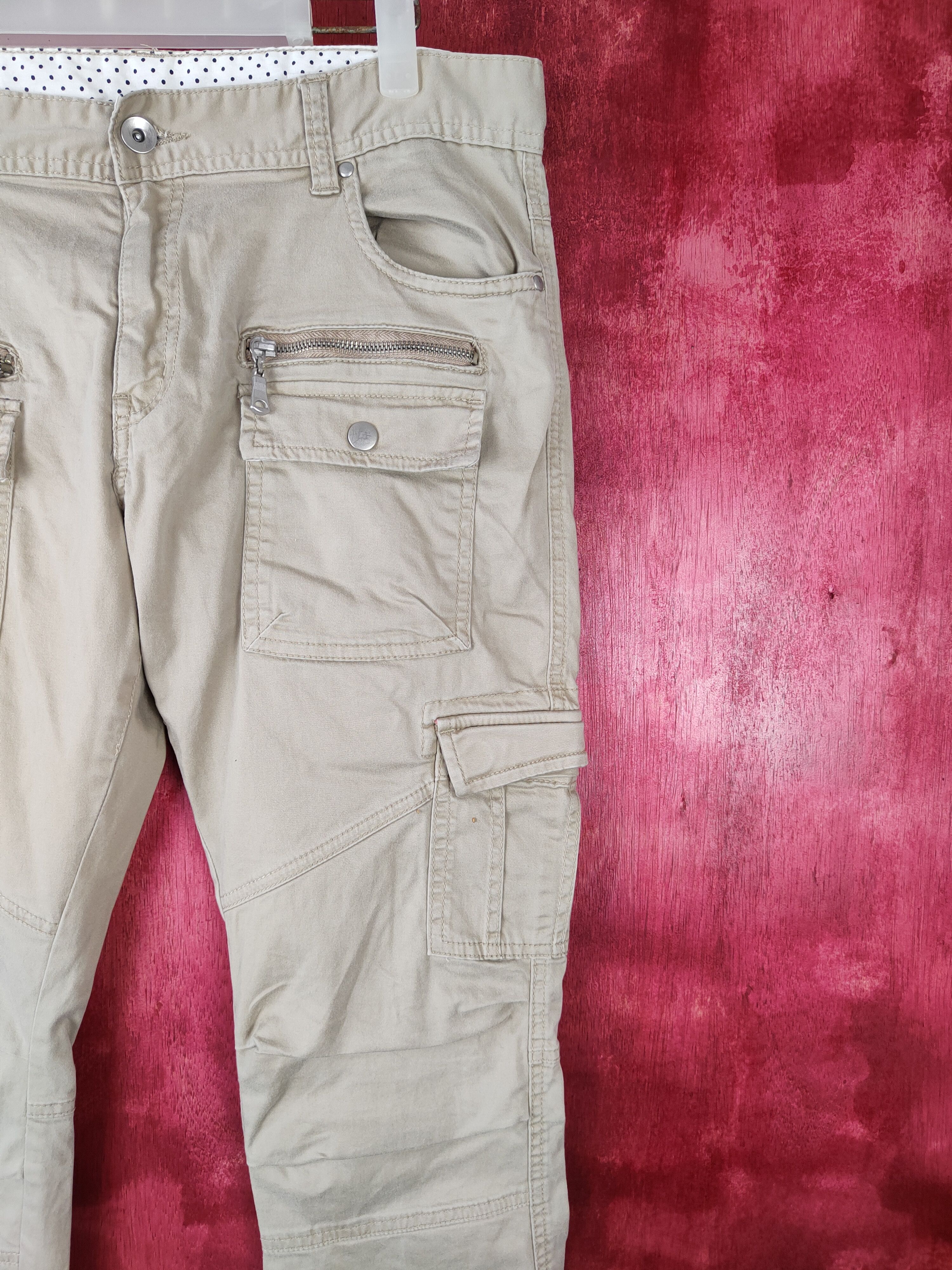 semanticdesign Semantic Design Brown Multi Pocket Tactical Cargo Pant #S385 Size US 32 / EU 48 - 5 Thumbnail