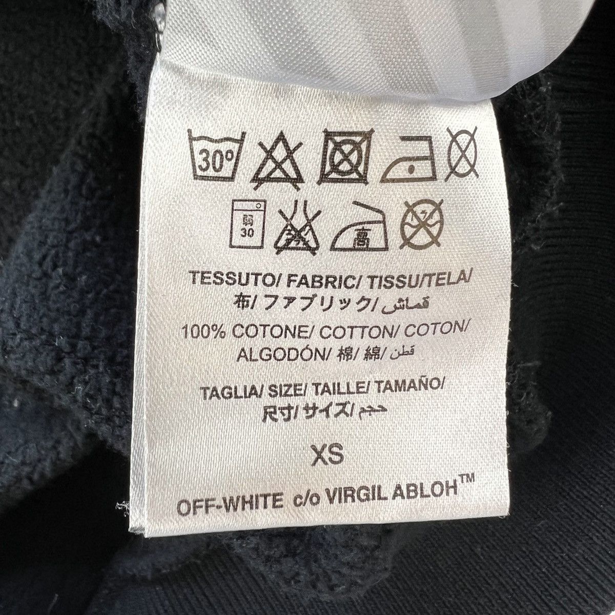 Off-White Off-White Arrows Black Hoodie Size US XS / EU 42 / 0 - 5 Thumbnail