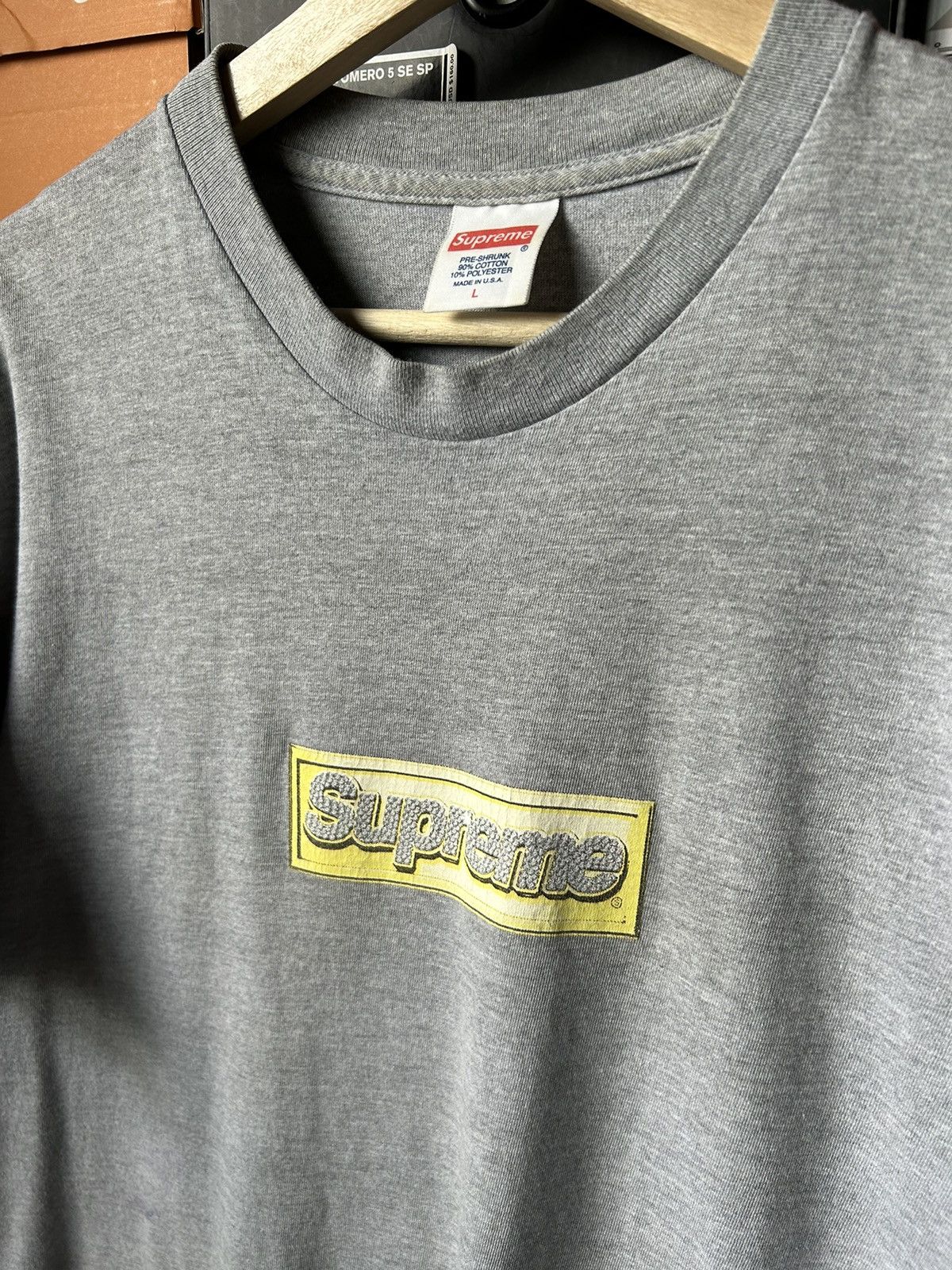 Supreme 2013 Supreme Bling Box Logo T-shirt Size US L / EU 52-54 / 3 - 3 Thumbnail
