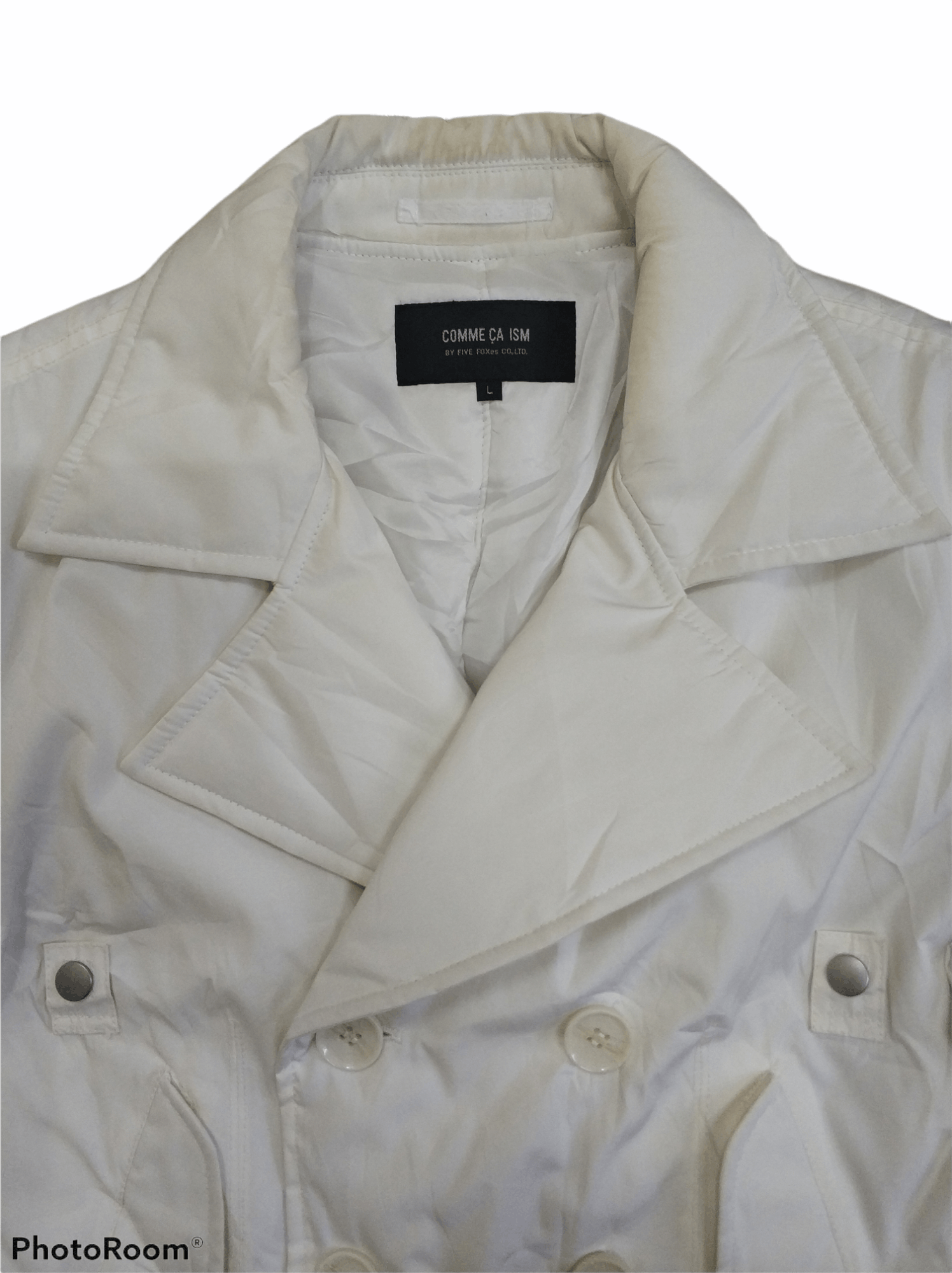 Comme Ca Ism 🔥White Comme Ca Ism Quilted Jacket Size M / US 6-8 / IT 42-44 - 3 Thumbnail