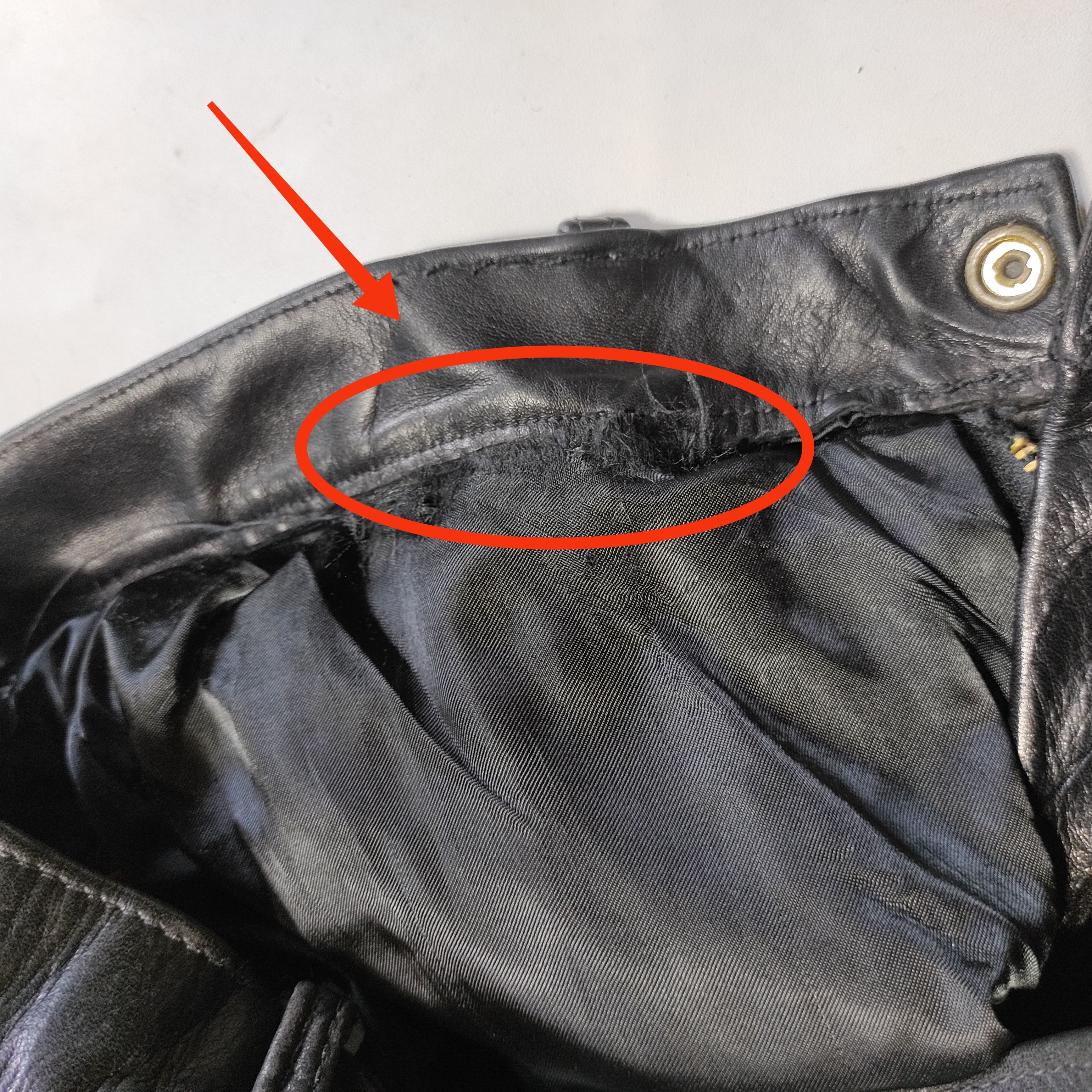 Leather ROEBLING Genuine PremiumLeather Pants very soft and supple Size US 32 / EU 48 - 11 Thumbnail
