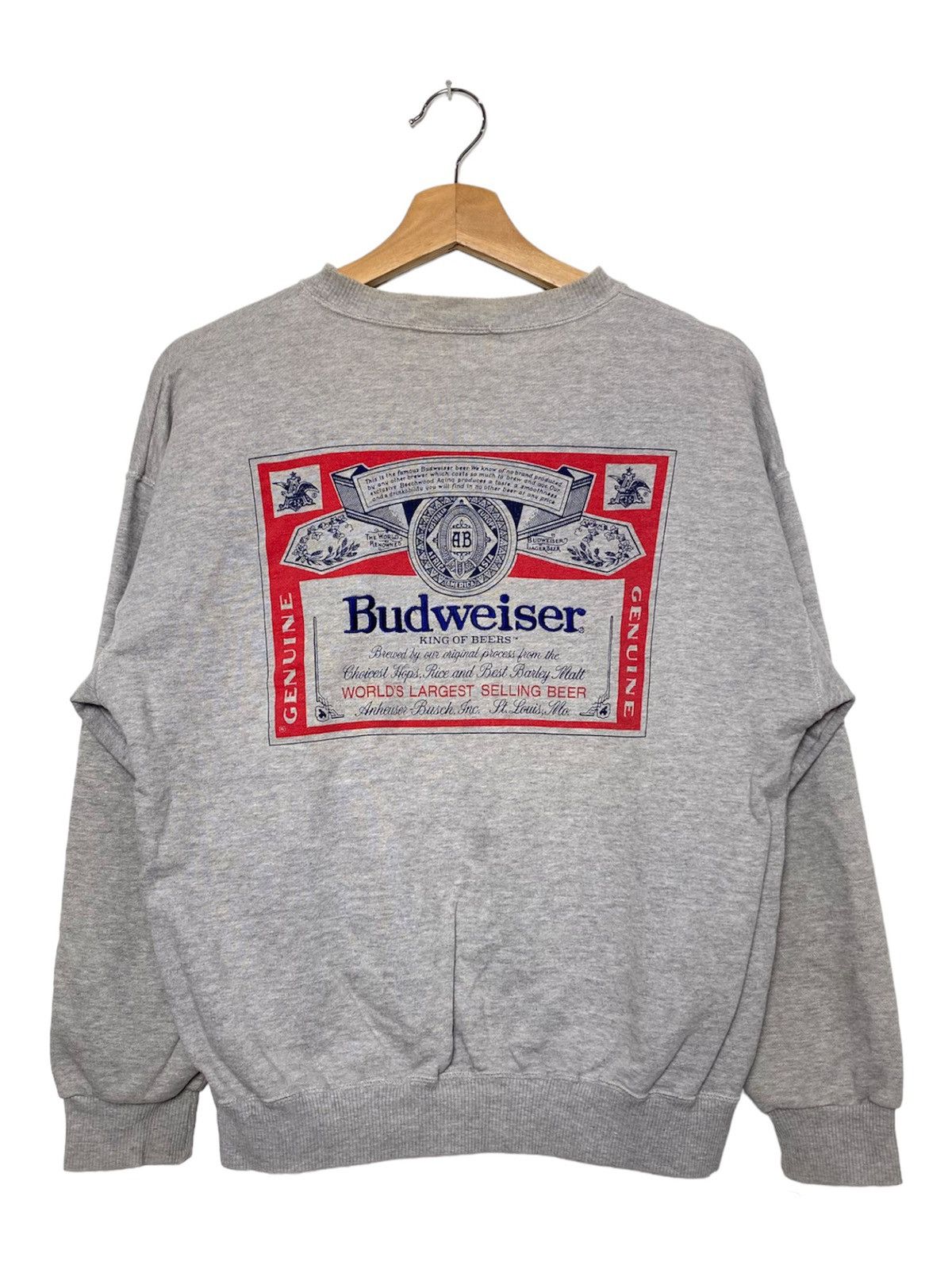 Budweiser Vintage Budweiser Crewneck /Anime Hysteric Akira Marvel Size US M / EU 48-50 / 2 - 1 Thumbnail