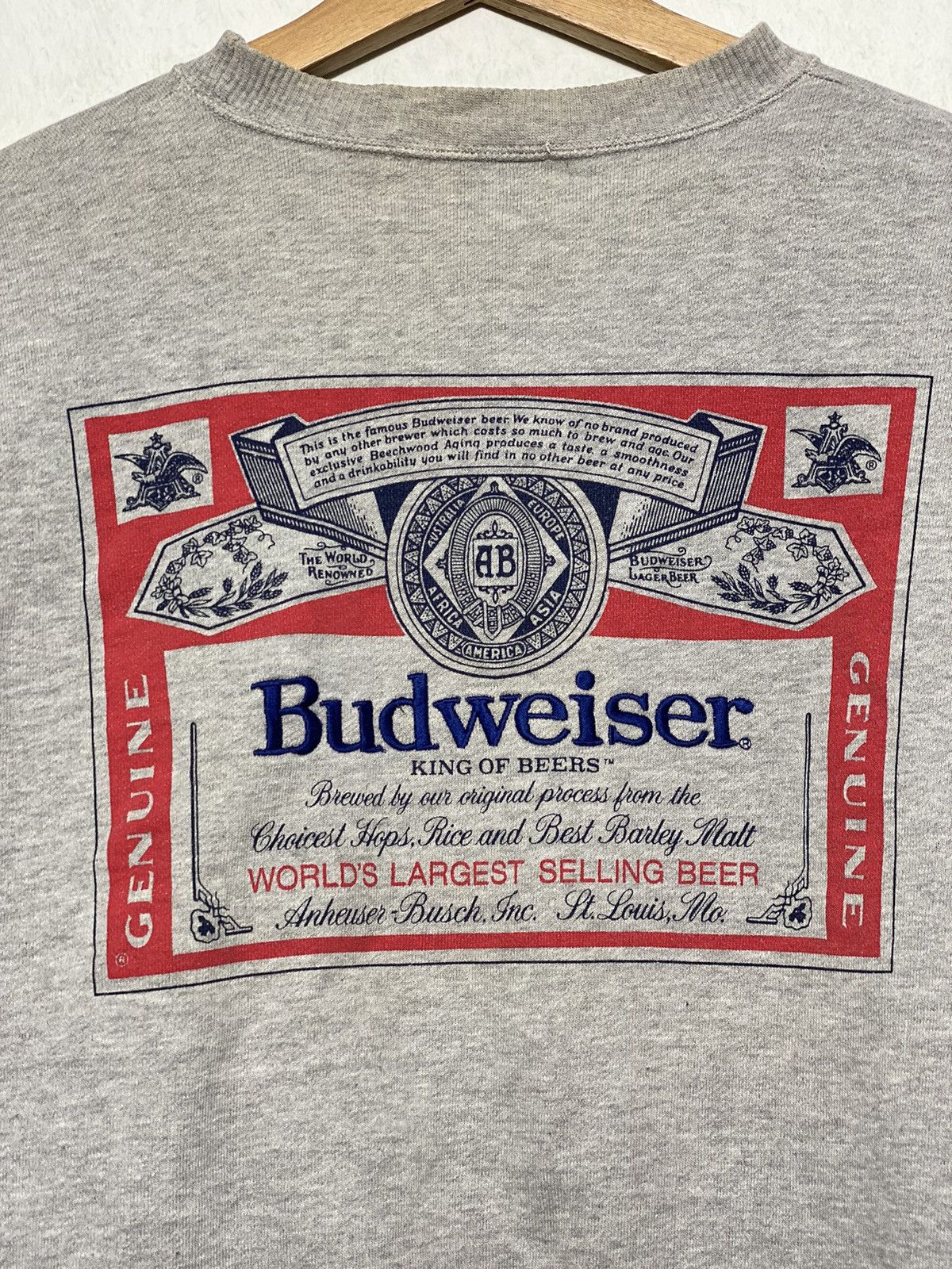 Budweiser Vintage Budweiser Crewneck /Anime Hysteric Akira Marvel Size US M / EU 48-50 / 2 - 2 Thumbnail