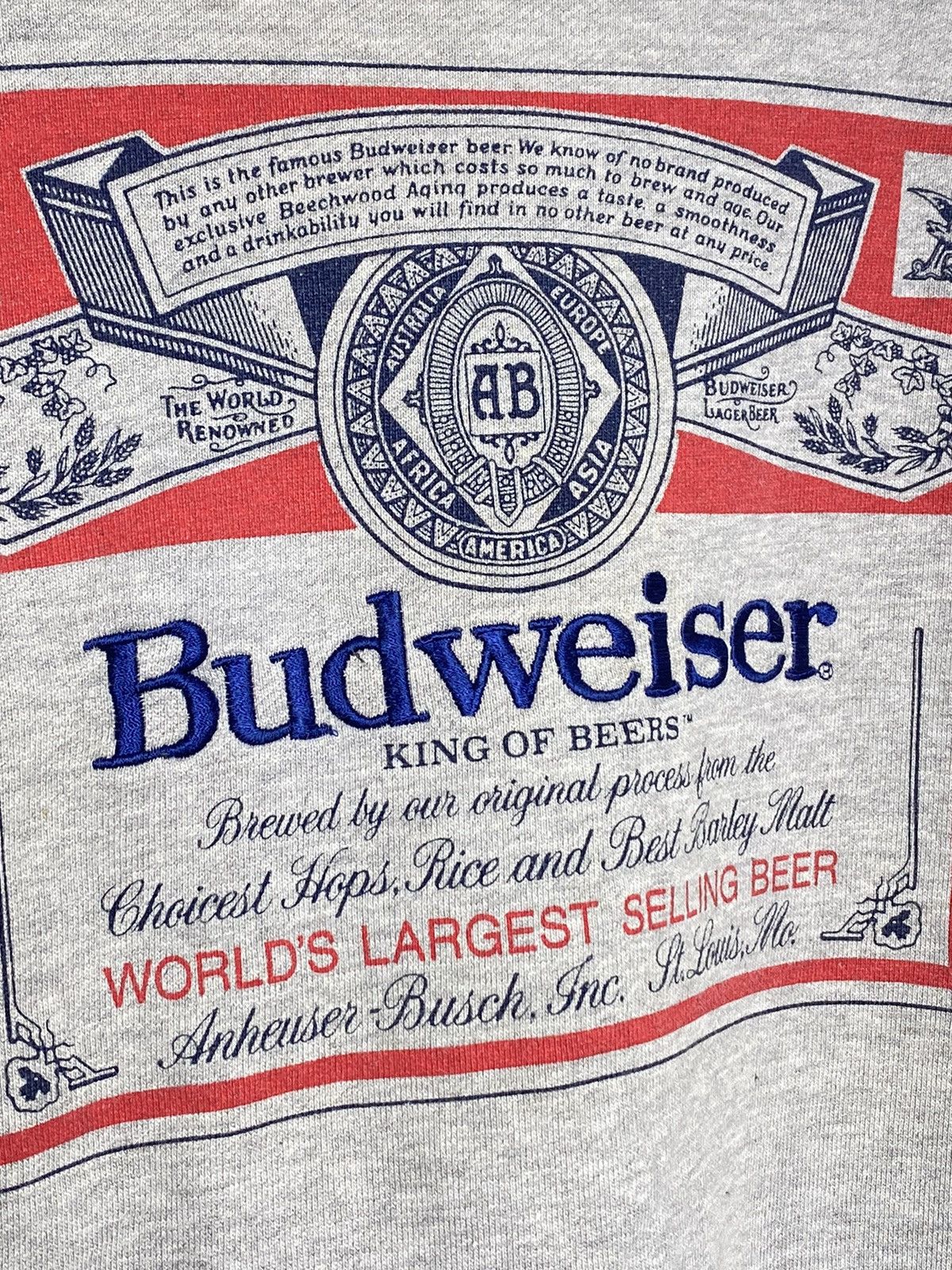 Budweiser Vintage Budweiser Crewneck /Anime Hysteric Akira Marvel Size US M / EU 48-50 / 2 - 3 Thumbnail