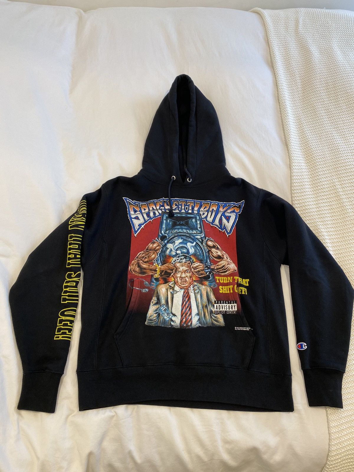 Spaghetti Boys TURN THAT SHIT OFF! hoodie | Grailed