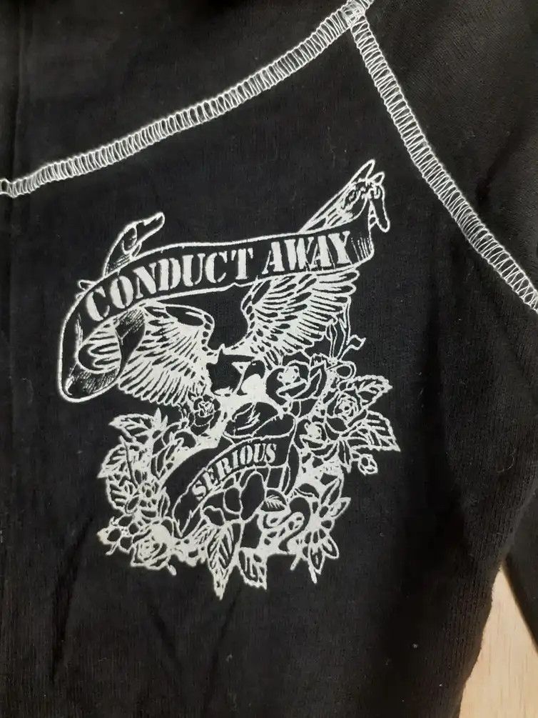 Japanese Brand Conduct away research black sweater hoodie like lgb #3654 Size S / US 4 / IT 40 - 14 Thumbnail