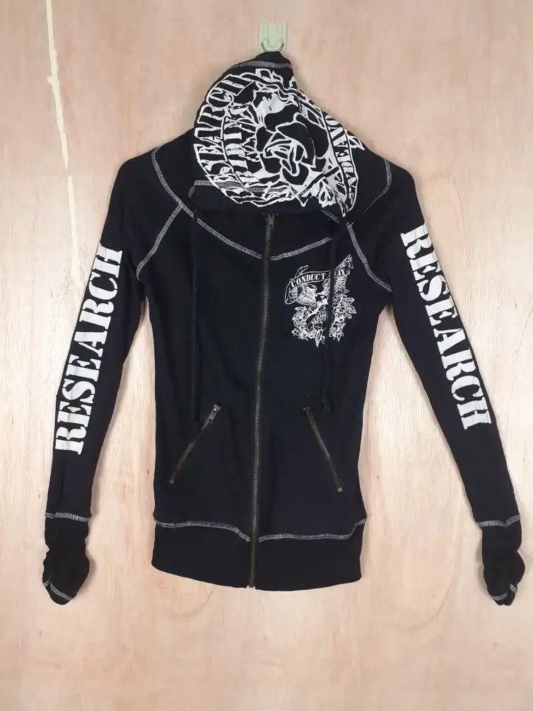 Japanese Brand Conduct away research black sweater hoodie like lgb #3654 Size S / US 4 / IT 40 - 18 Thumbnail