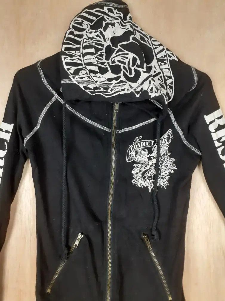Japanese Brand Conduct away research black sweater hoodie like lgb #3654 Size S / US 4 / IT 40 - 17 Thumbnail