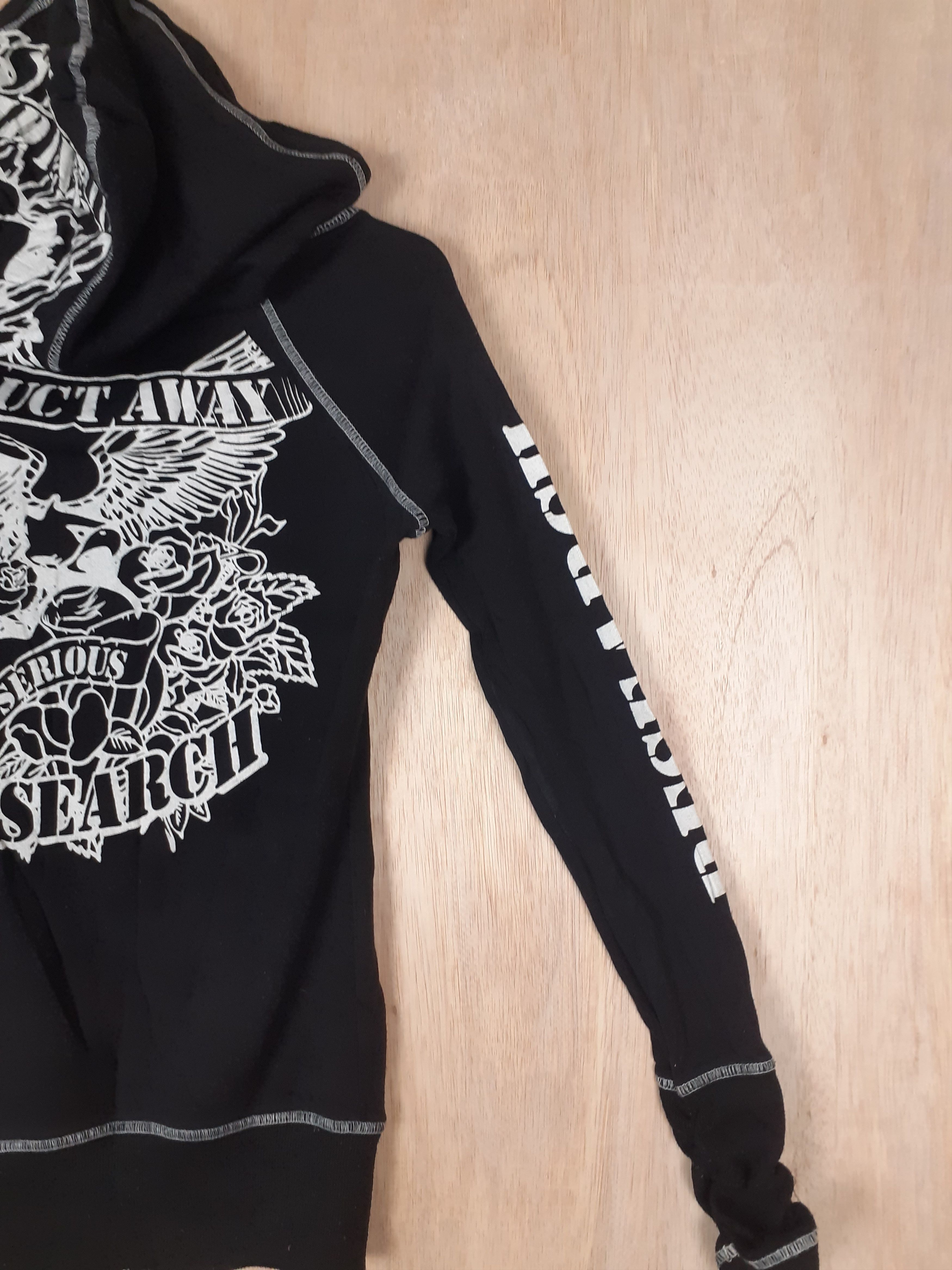 Japanese Brand Conduct away research black sweater hoodie like lgb #3654 Size S / US 4 / IT 40 - 7 Thumbnail