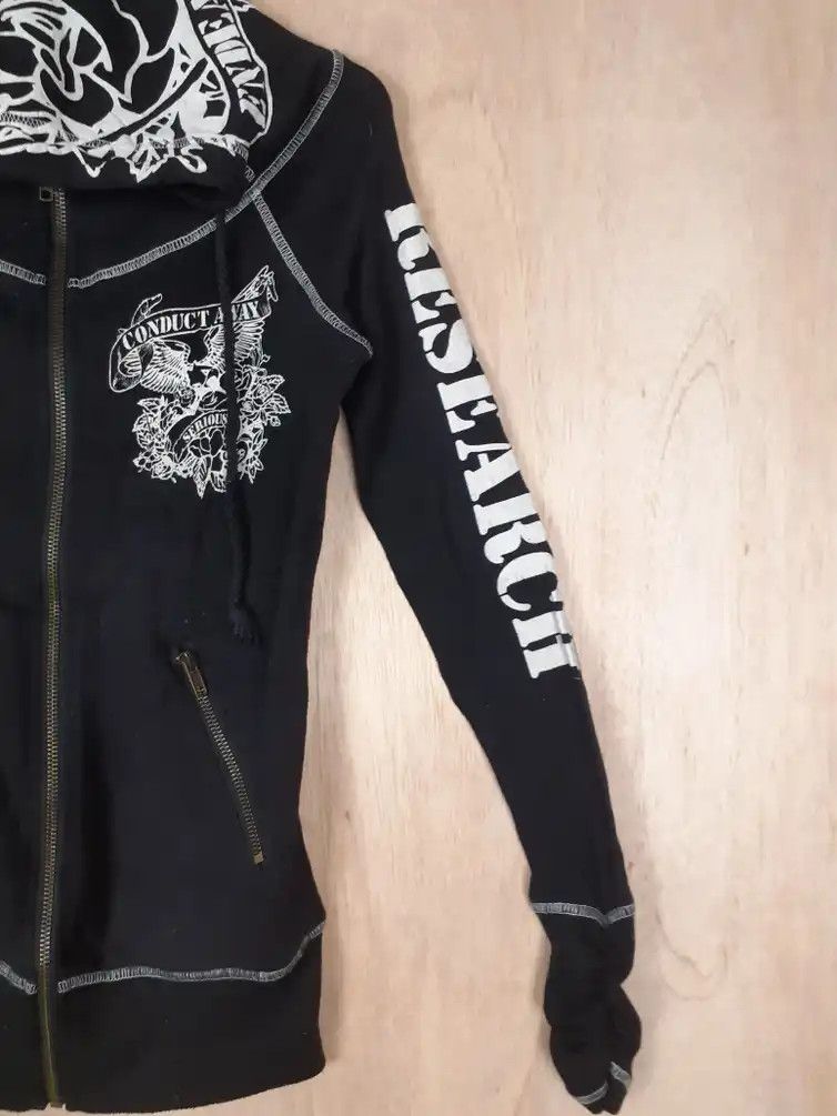 Japanese Brand Conduct away research black sweater hoodie like lgb #3654 Size S / US 4 / IT 40 - 10 Thumbnail