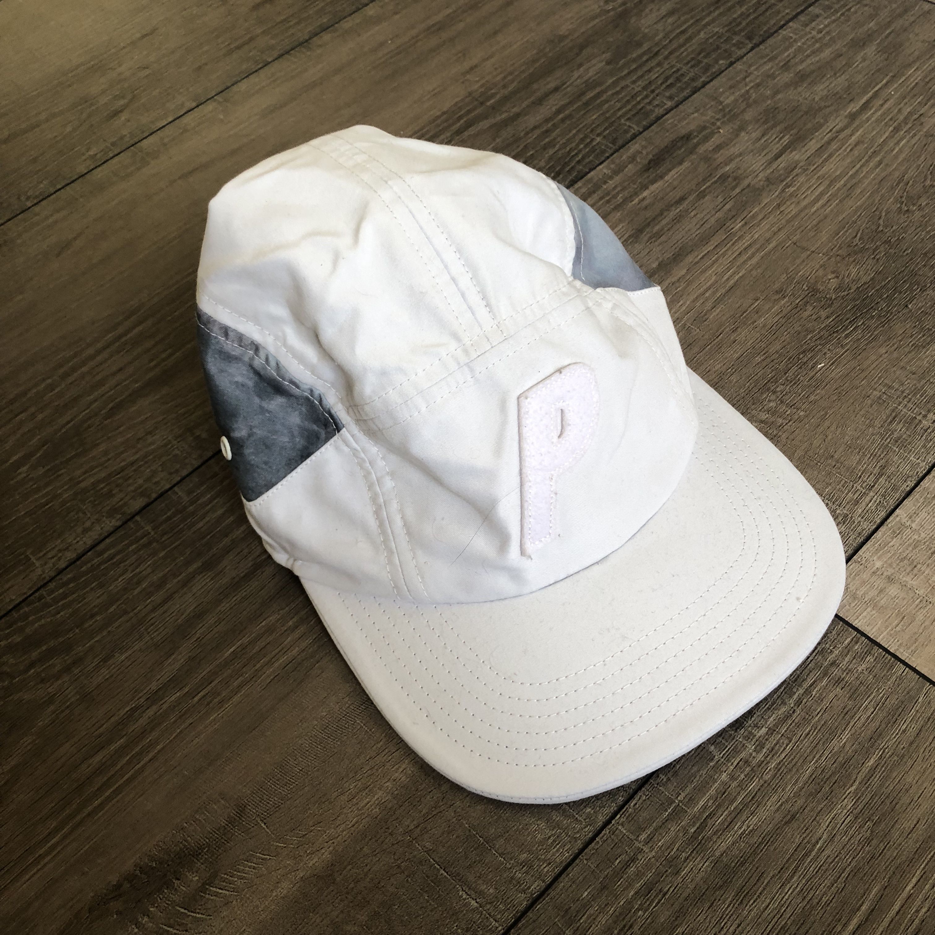 image of Palace P Logo Hat in White, Men's