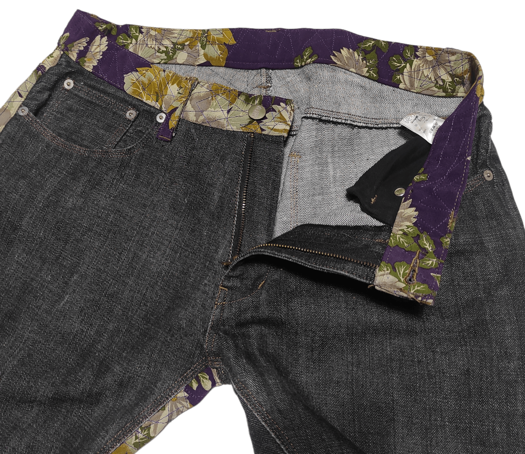 Other Beautiful Glamdy Floral Denim Size US 32 / EU 48 - 5 Thumbnail
