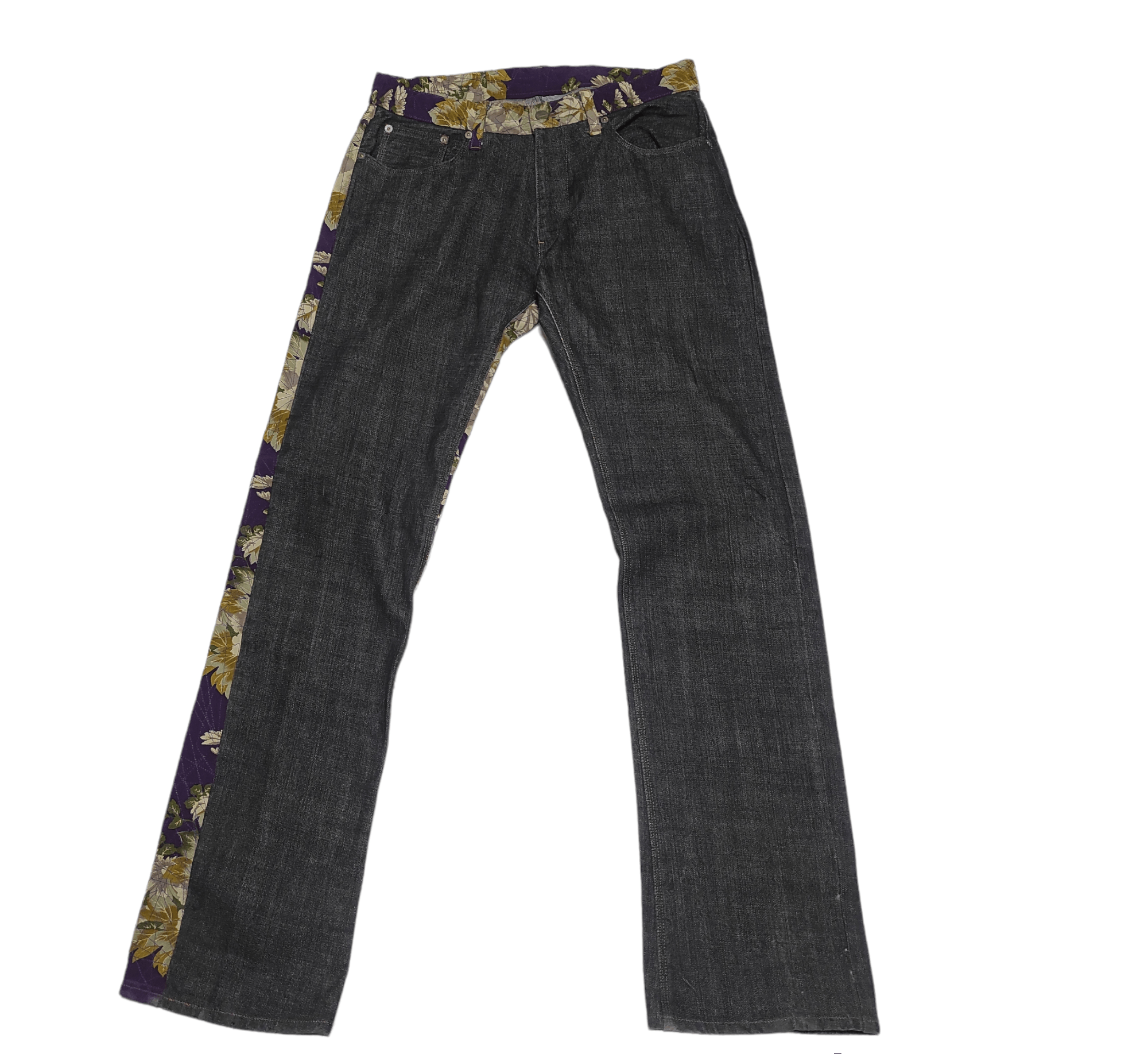 Other Beautiful Glamdy Floral Denim Size US 32 / EU 48 - 2 Thumbnail
