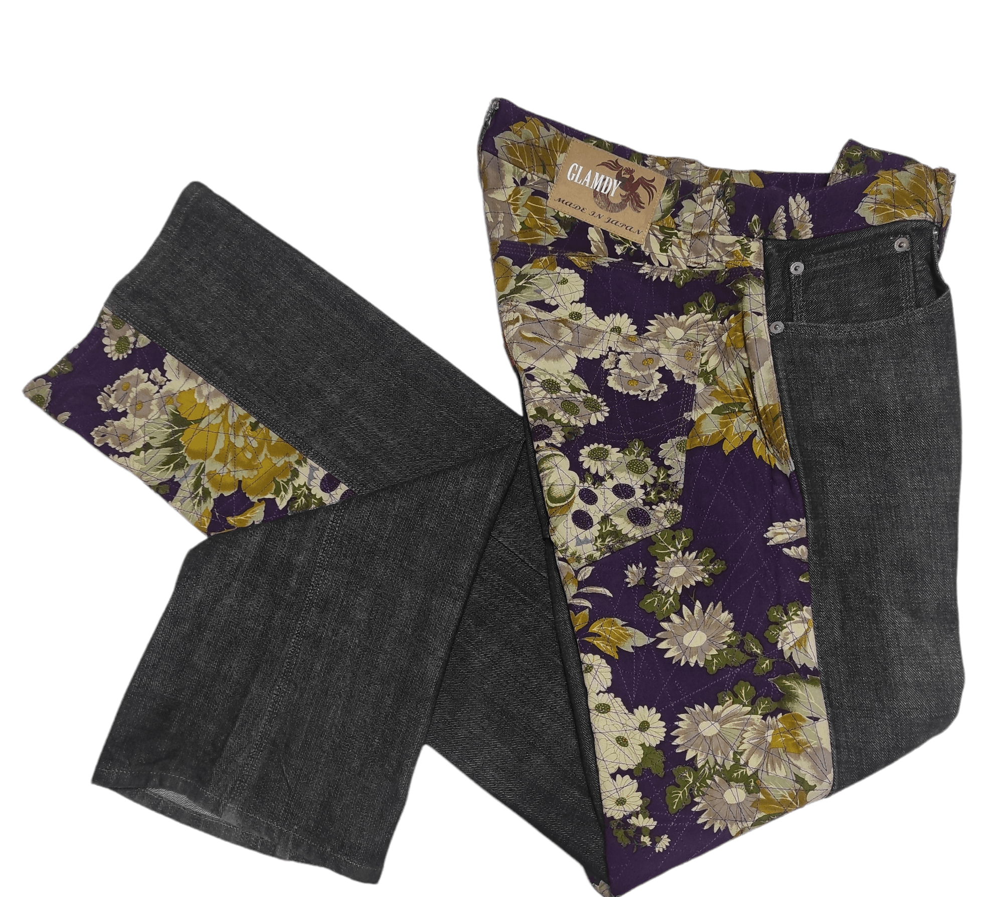 Other Beautiful Glamdy Floral Denim Size US 32 / EU 48 - 3 Thumbnail