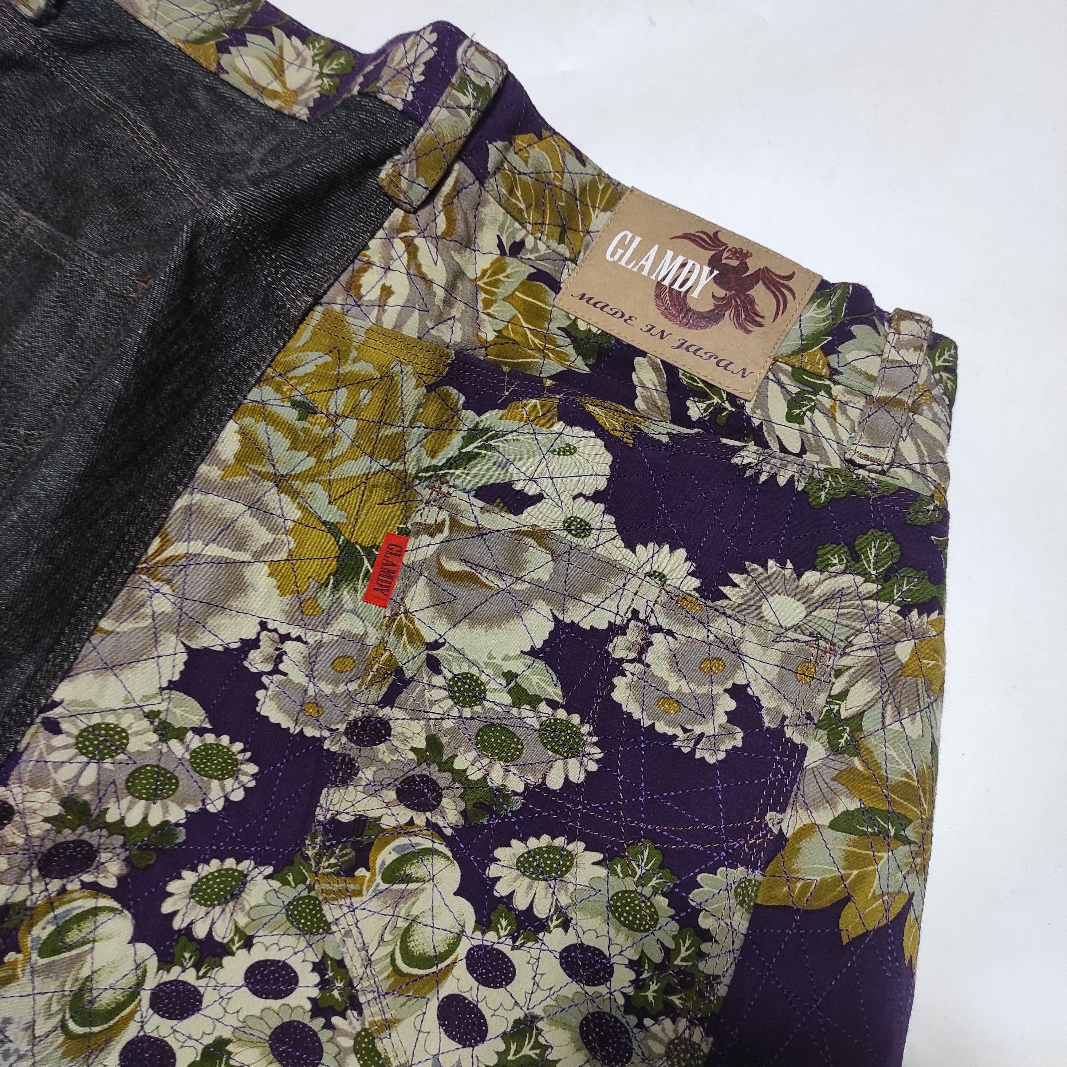 Other Beautiful Glamdy Floral Denim Size US 32 / EU 48 - 6 Thumbnail