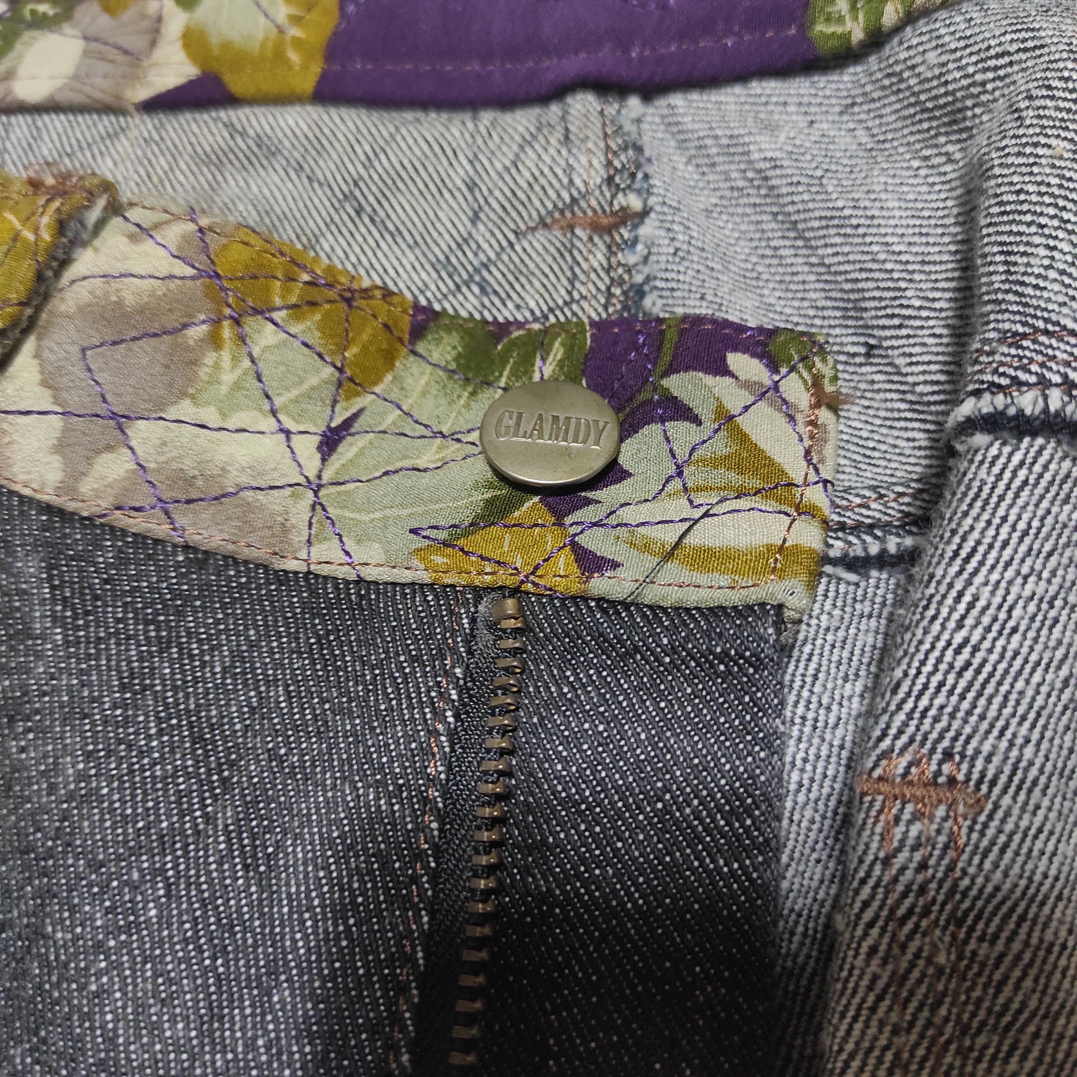 Other Beautiful Glamdy Floral Denim Size US 32 / EU 48 - 7 Thumbnail