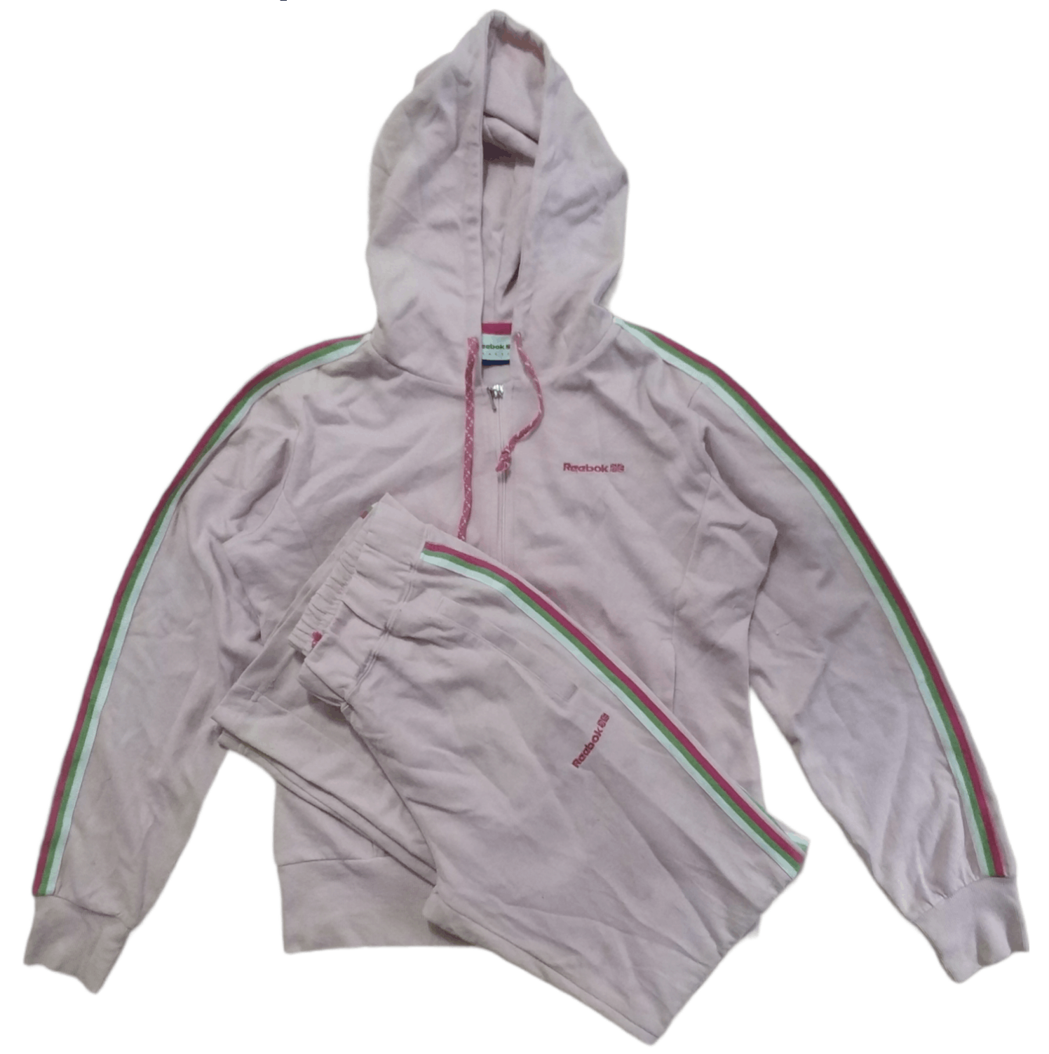 Reebok 🔥Vintage Pink Reebok Classic Jogger Suits Size 27" / US 4 / IT 40 - 1 Thumbnail