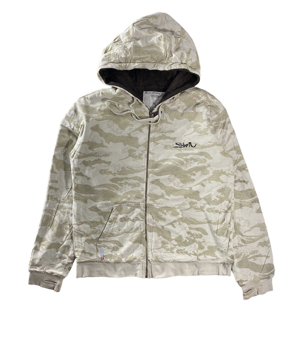 Quiksilver × Vintage Vintage Quiksilver Sukajan Style Japanese with Hoodie Sz L Size US L / EU 52-54 / 3 - 1 Thumbnail