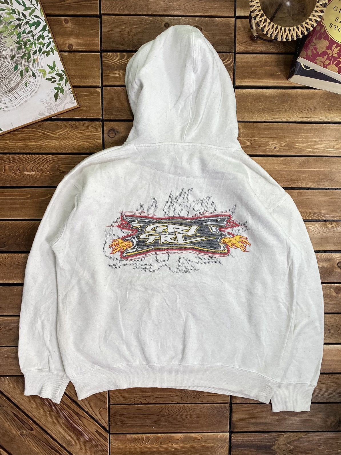 If Six Was Nine × Japanese Brand × Vintage Vintage Gri Gri Japanese Brand With Hoodie Size L Size US L / EU 52-54 / 3 - 10 Thumbnail