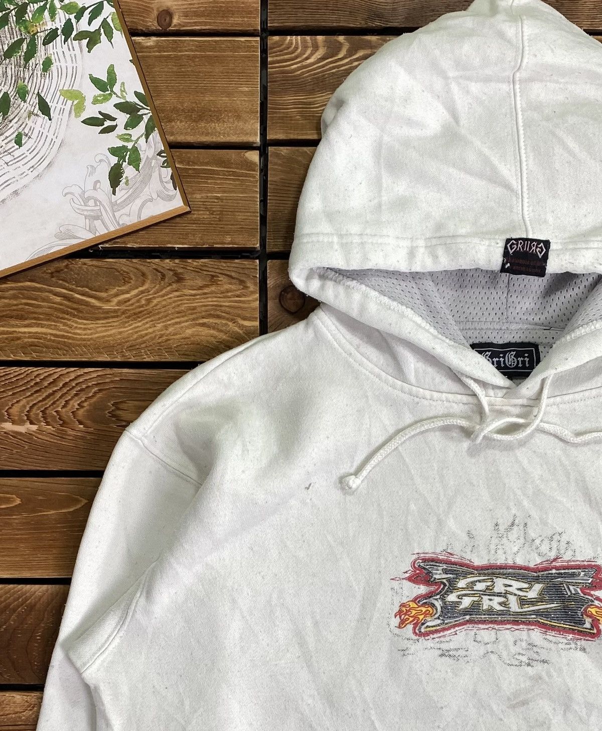 If Six Was Nine × Japanese Brand × Vintage Vintage Gri Gri Japanese Brand With Hoodie Size L Size US L / EU 52-54 / 3 - 6 Thumbnail