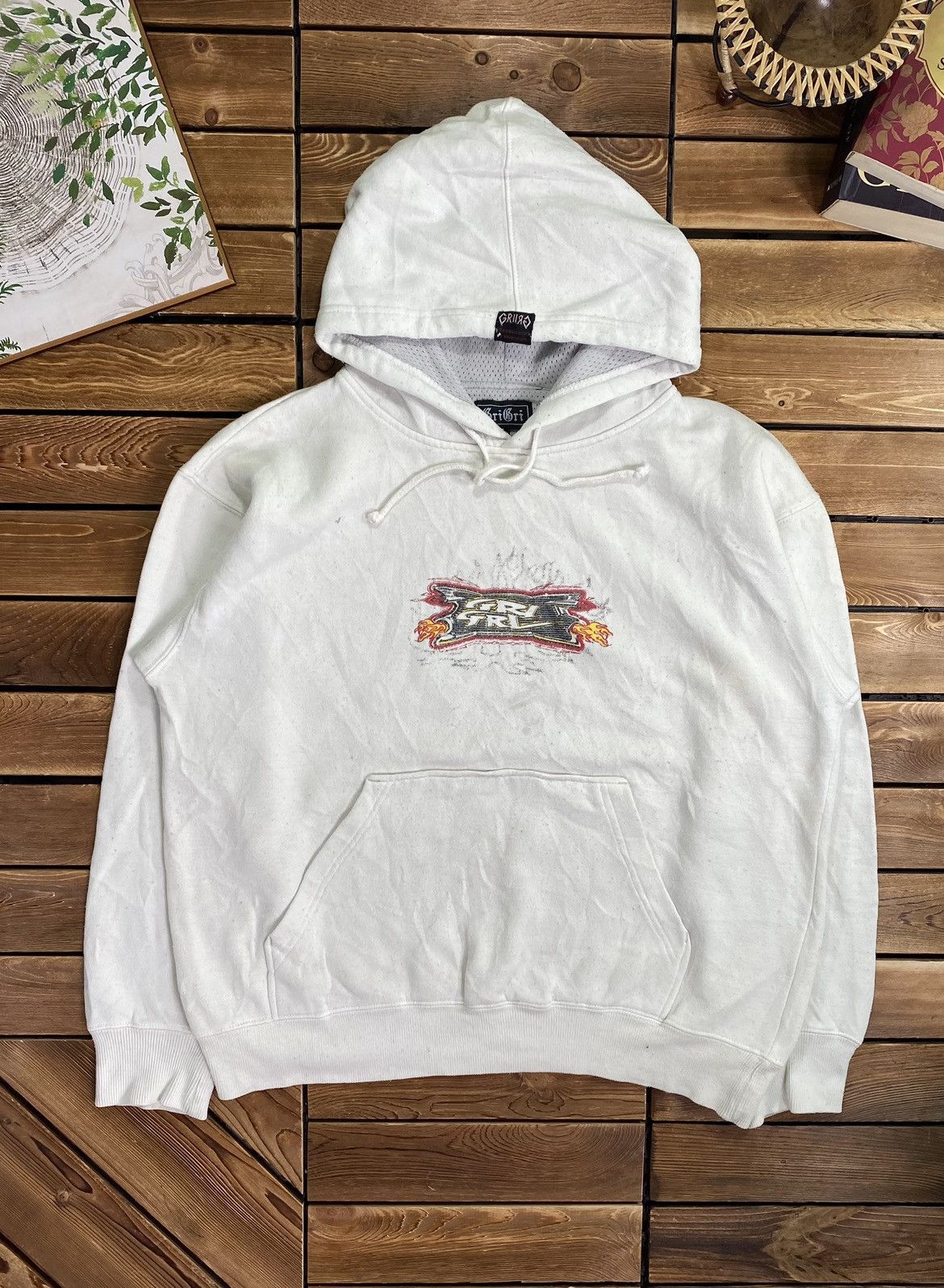If Six Was Nine × Japanese Brand × Vintage Vintage Gri Gri Japanese Brand With Hoodie Size L Size US L / EU 52-54 / 3 - 2 Thumbnail