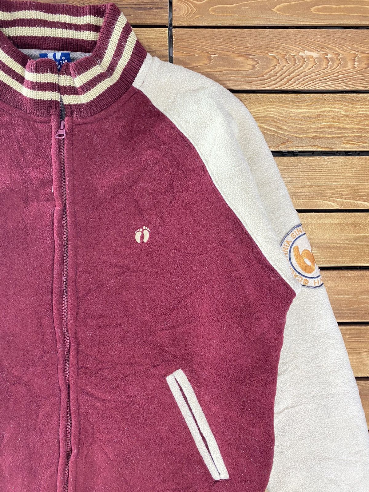 Hang Ten × Vintage Vintage Hang Ten Varsity Jacket Small Logo Patches Size M Size US M / EU 48-50 / 2 - 3 Thumbnail