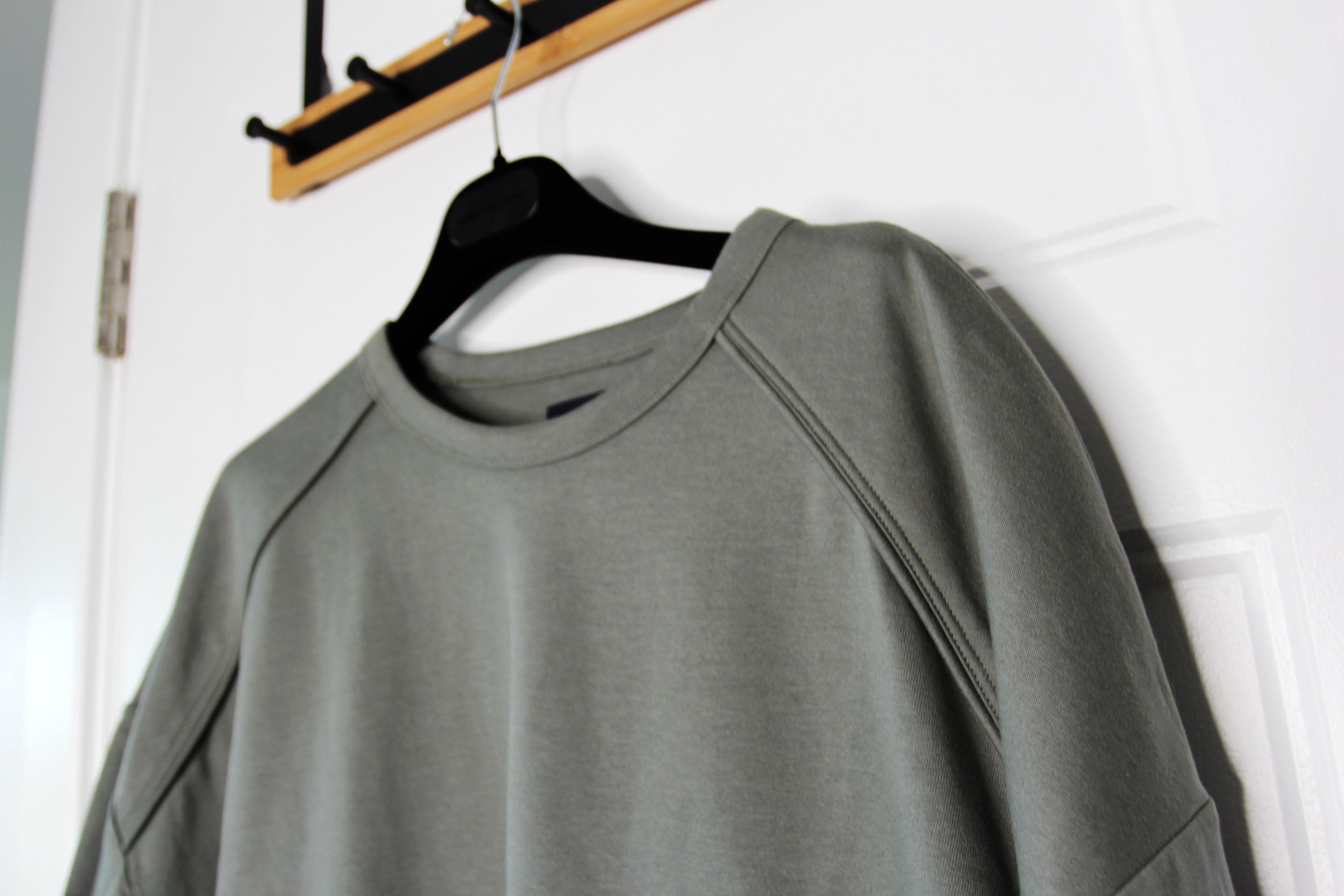 Juun.J BNWT SS23 JUUN.J NYLON ZIPPER POCKET BLOCKED STRING TSHIRT L Size US L / EU 52-54 / 3 - 4 Thumbnail