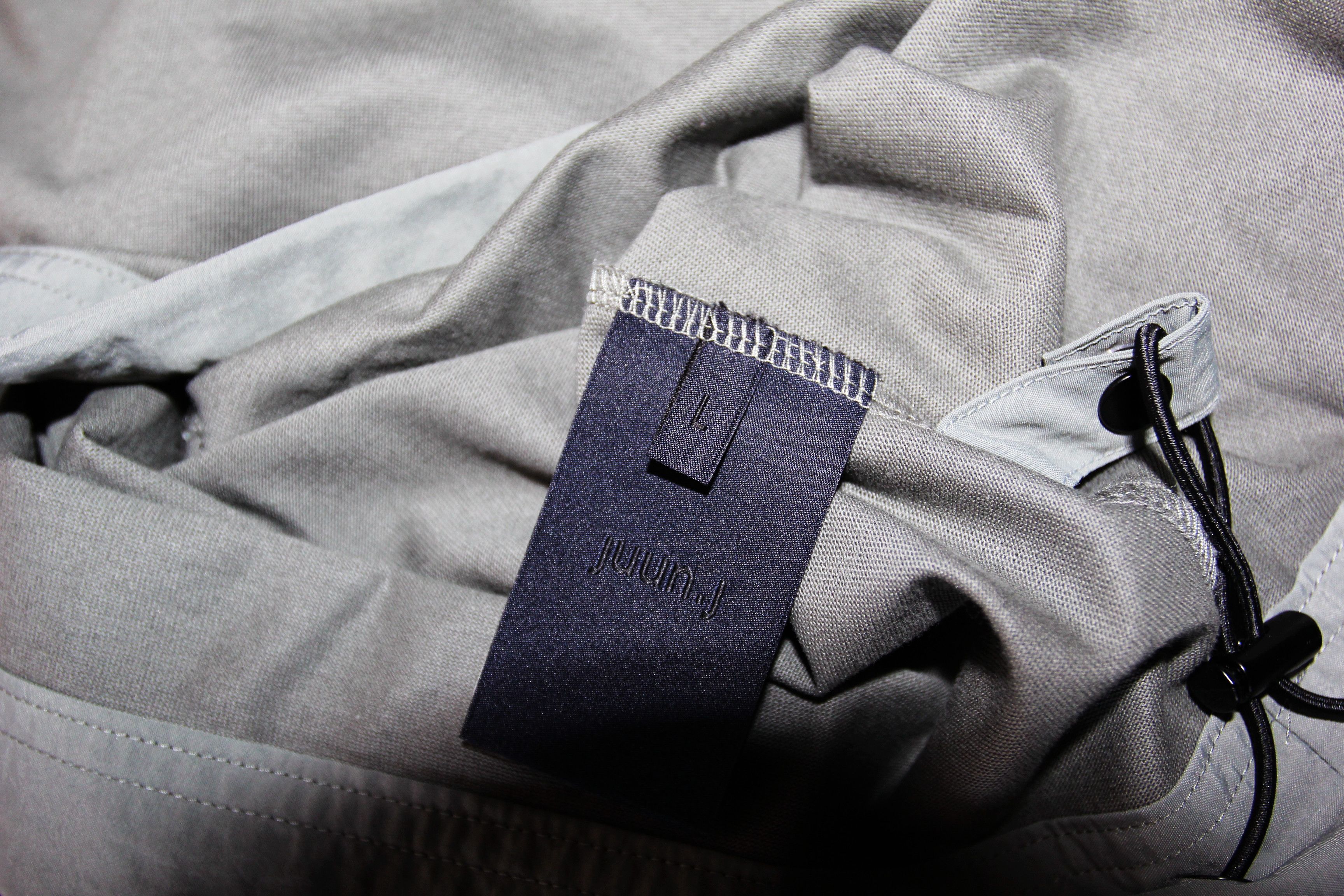 Juun.J BNWT SS23 JUUN.J NYLON ZIPPER POCKET BLOCKED STRING TSHIRT L Size US L / EU 52-54 / 3 - 8 Thumbnail
