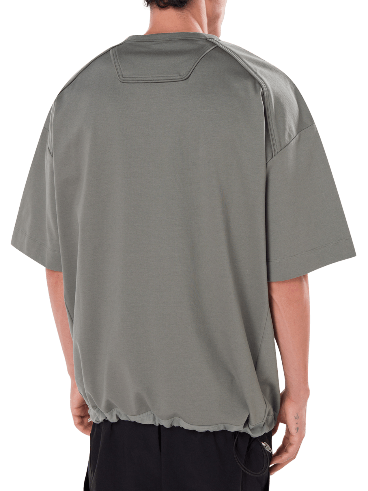 Juun.J BNWT SS23 JUUN.J NYLON ZIPPER POCKET BLOCKED STRING TSHIRT L Size US L / EU 52-54 / 3 - 12 Thumbnail