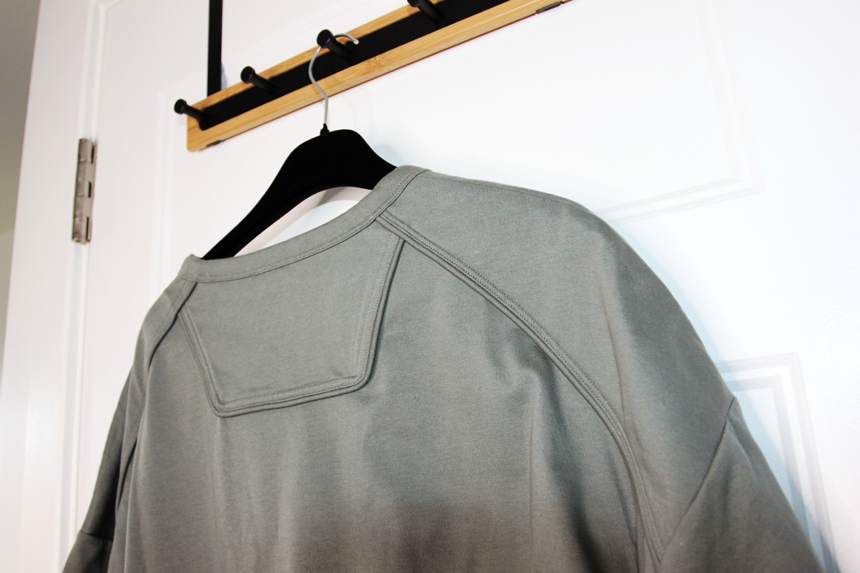 Juun.J BNWT SS23 JUUN.J NYLON ZIPPER POCKET BLOCKED STRING TSHIRT L Size US L / EU 52-54 / 3 - 6 Thumbnail