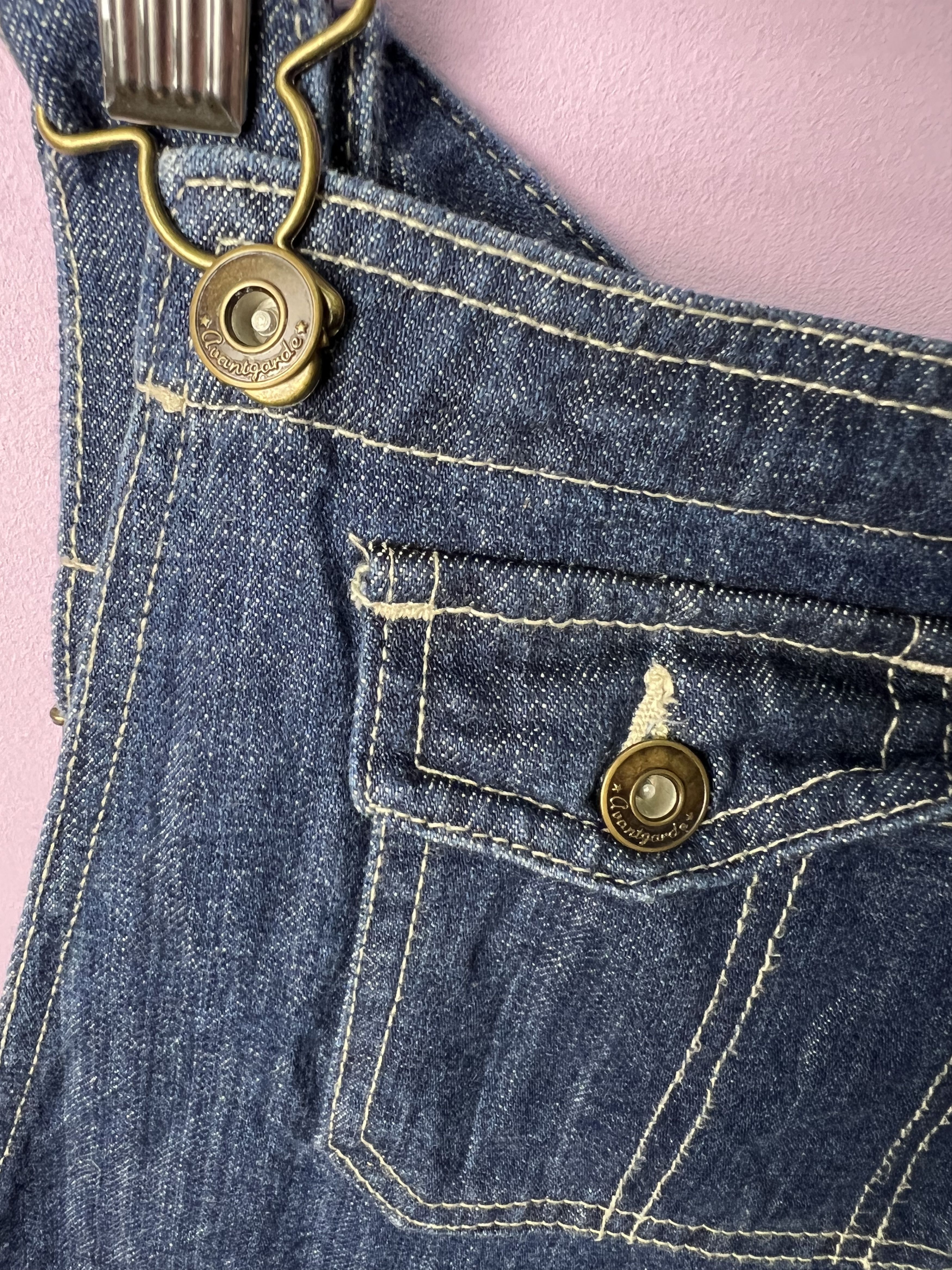 Other 🔥Avantgarde Distressed Overall Denim Size 32" / US 10 / IT 46 - 8 Thumbnail