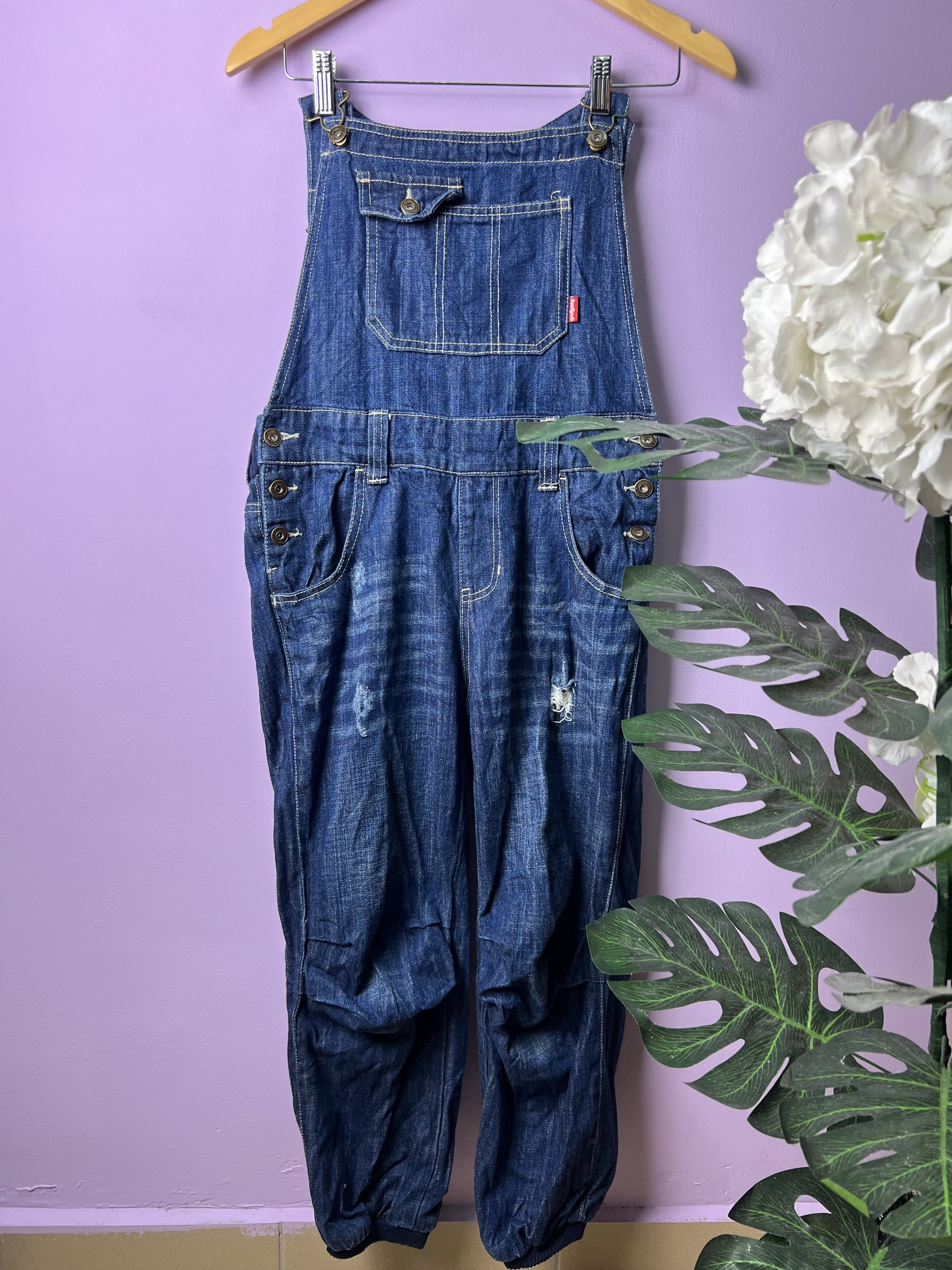 Other 🔥Avantgarde Distressed Overall Denim Size 32" / US 10 / IT 46 - 2 Thumbnail