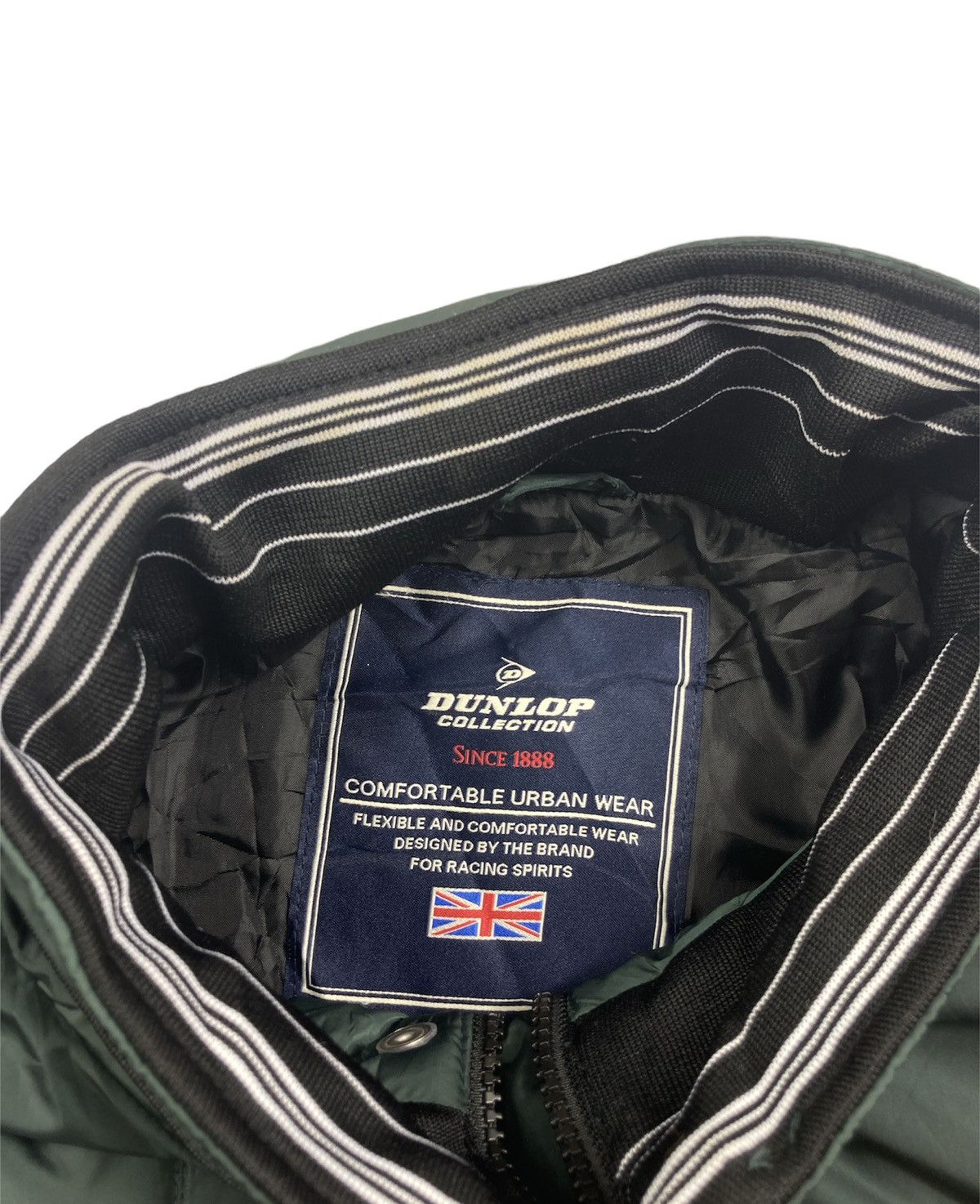 Dunlop × Vintage Vintage 90s Dunlop Racing Sport Small Logo Jacket Racing Size US L / EU 52-54 / 3 - 4 Thumbnail