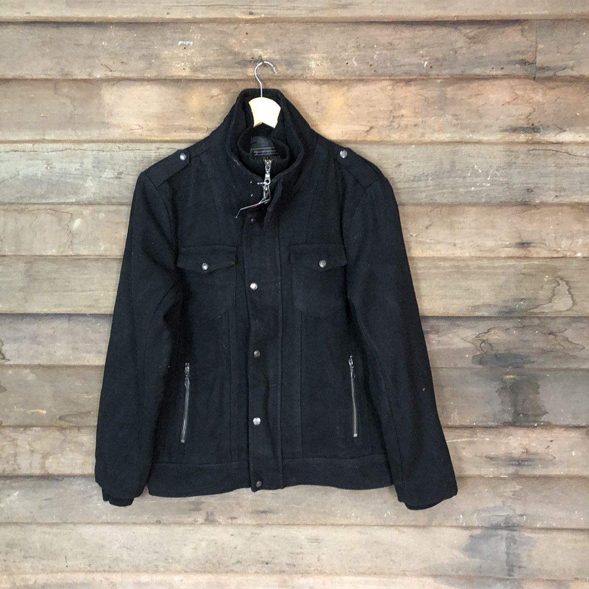 image of Seditionaries x Vintage Nota Bene Black Multipocket Light Jacket 4712, Men's (Size Large)