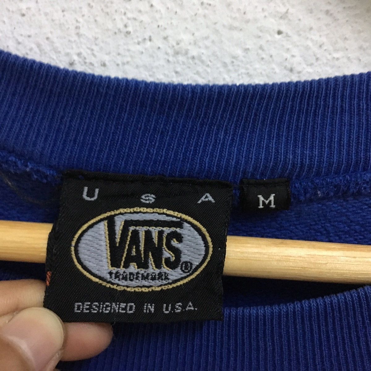 Vans × Vintage VINTAGE VANS USA BIG LOGO SKATEBOARD CREWNECK SWEATSHIRT Size US M / EU 48-50 / 2 - 3 Thumbnail