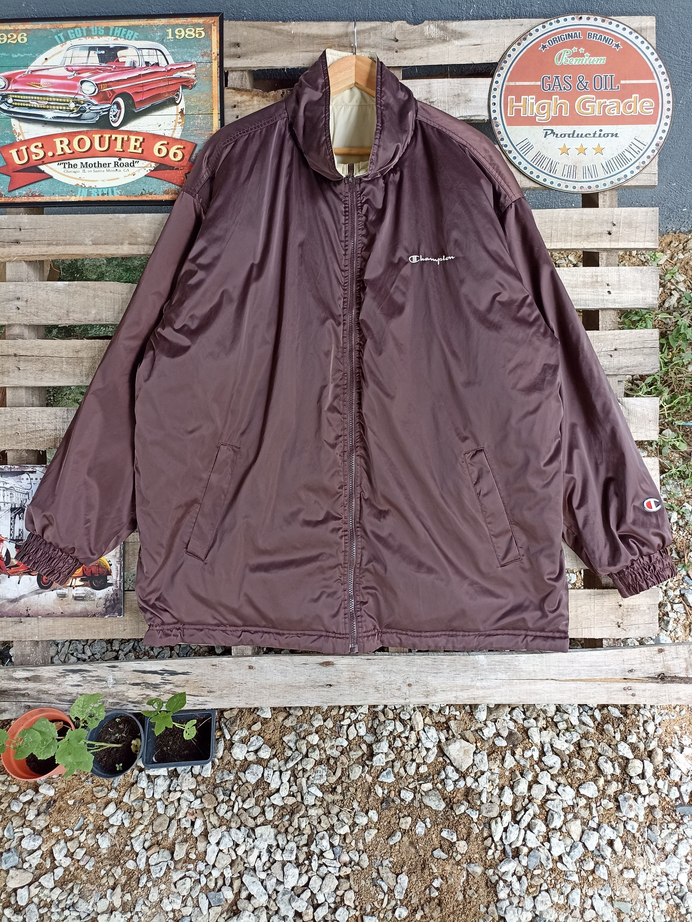 image of Reversible Champion Down Jacket, Men's (Size 2XL)