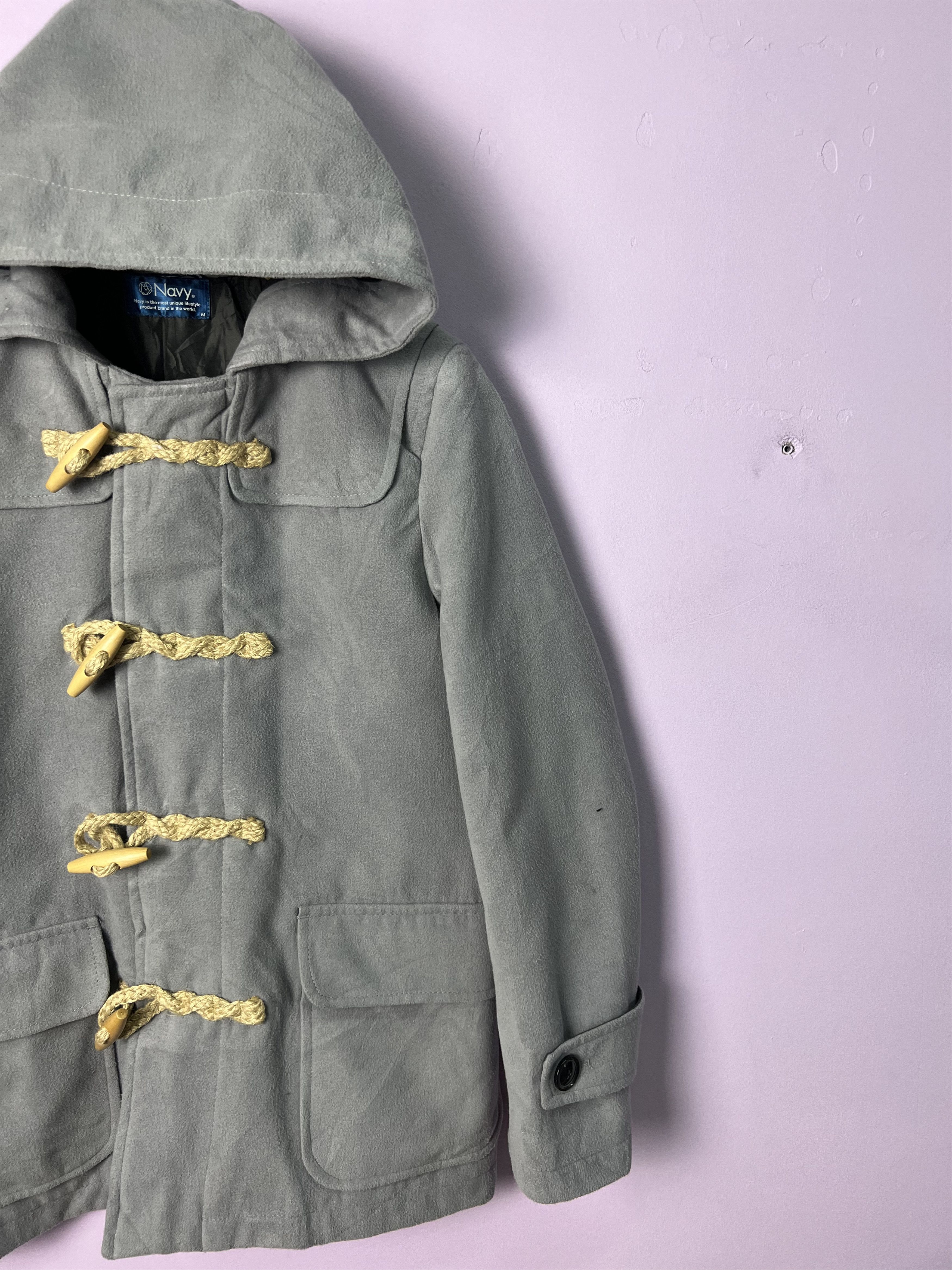 Other 🔥Rare Navy Japanese Brand Duffle Coats Size M / US 6-8 / IT 42-44 - 4 Thumbnail