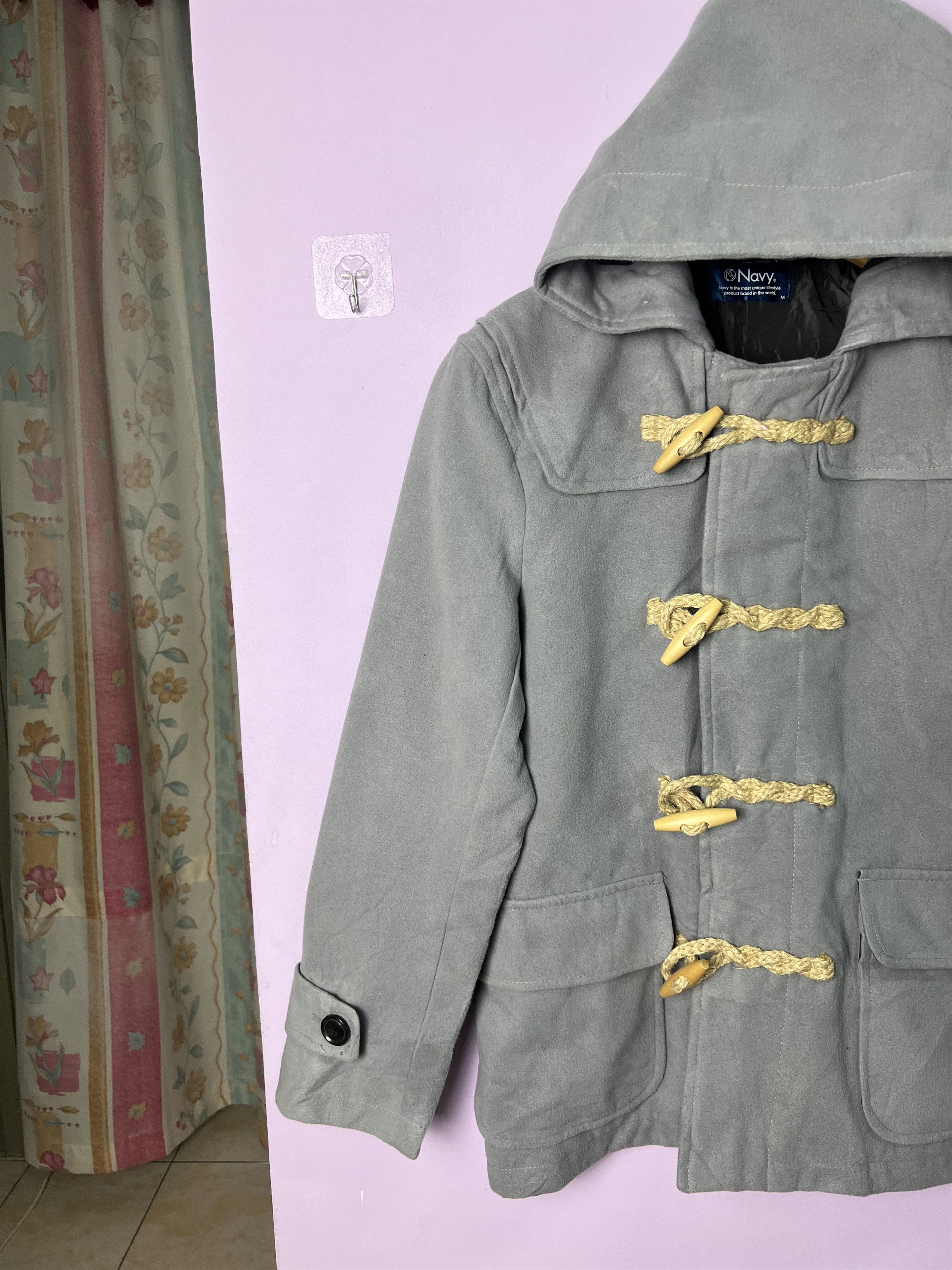 Other 🔥Rare Navy Japanese Brand Duffle Coats Size M / US 6-8 / IT 42-44 - 3 Thumbnail