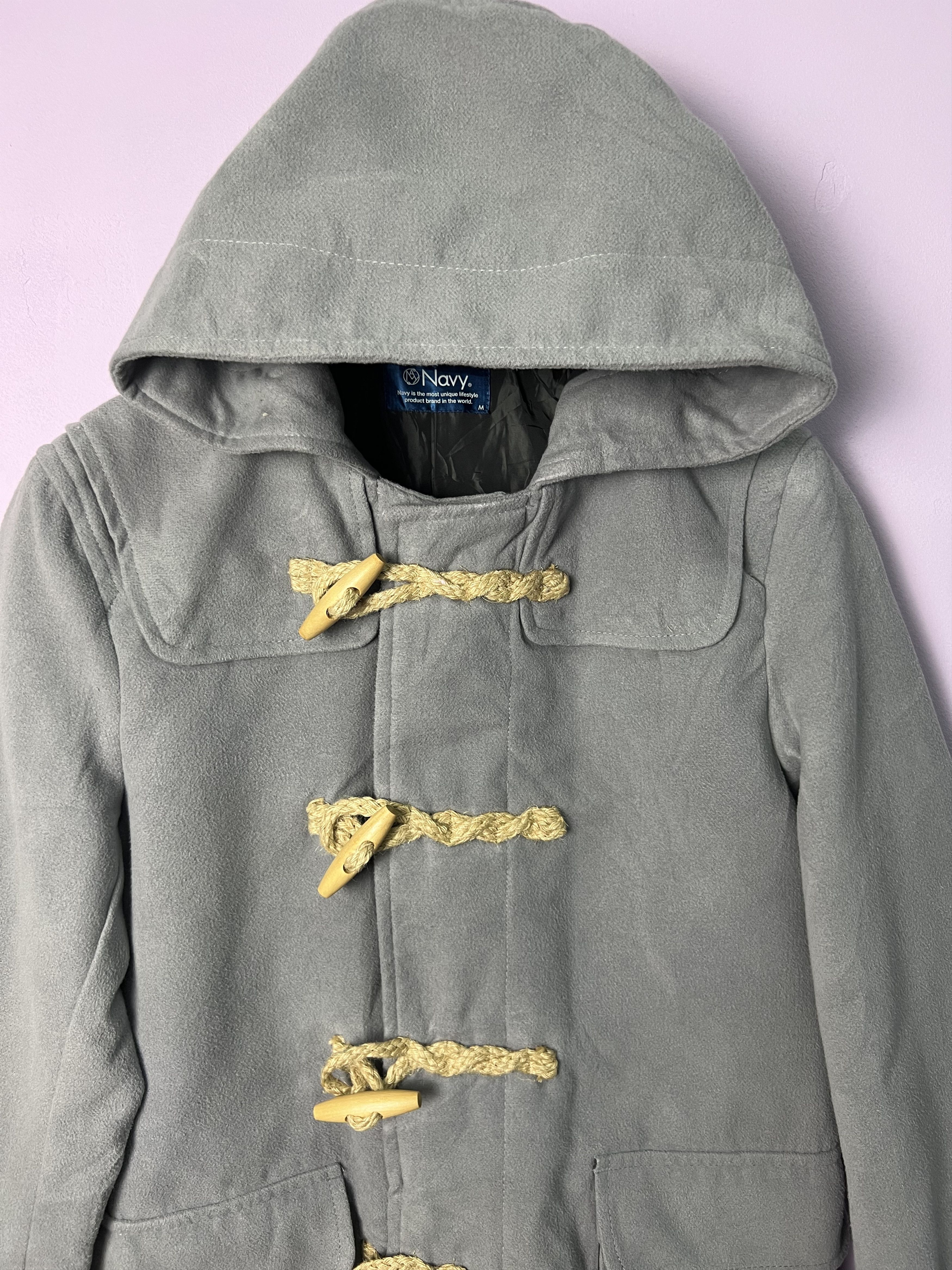Other 🔥Rare Navy Japanese Brand Duffle Coats Size M / US 6-8 / IT 42-44 - 5 Thumbnail