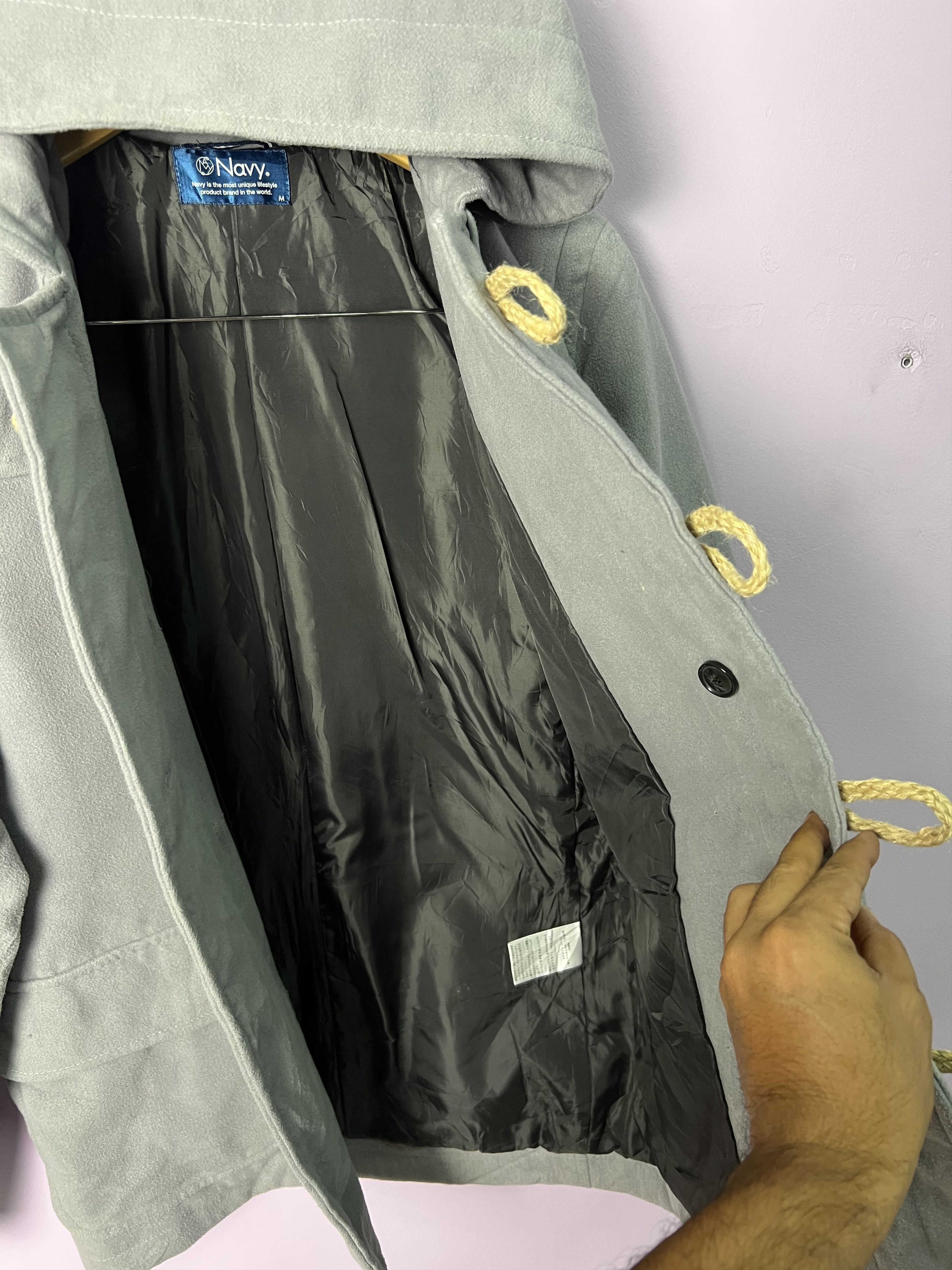 Other 🔥Rare Navy Japanese Brand Duffle Coats Size M / US 6-8 / IT 42-44 - 10 Thumbnail