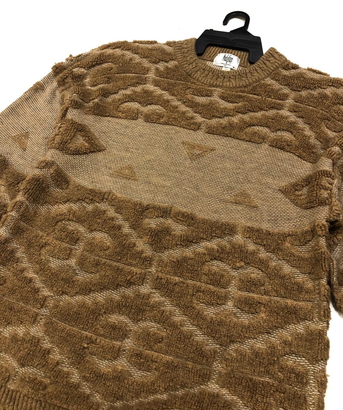 Vintage Modigliani Uomo Coordwear Crewneck Knitted Wool Size US M / EU 48-50 / 2 - 3 Thumbnail